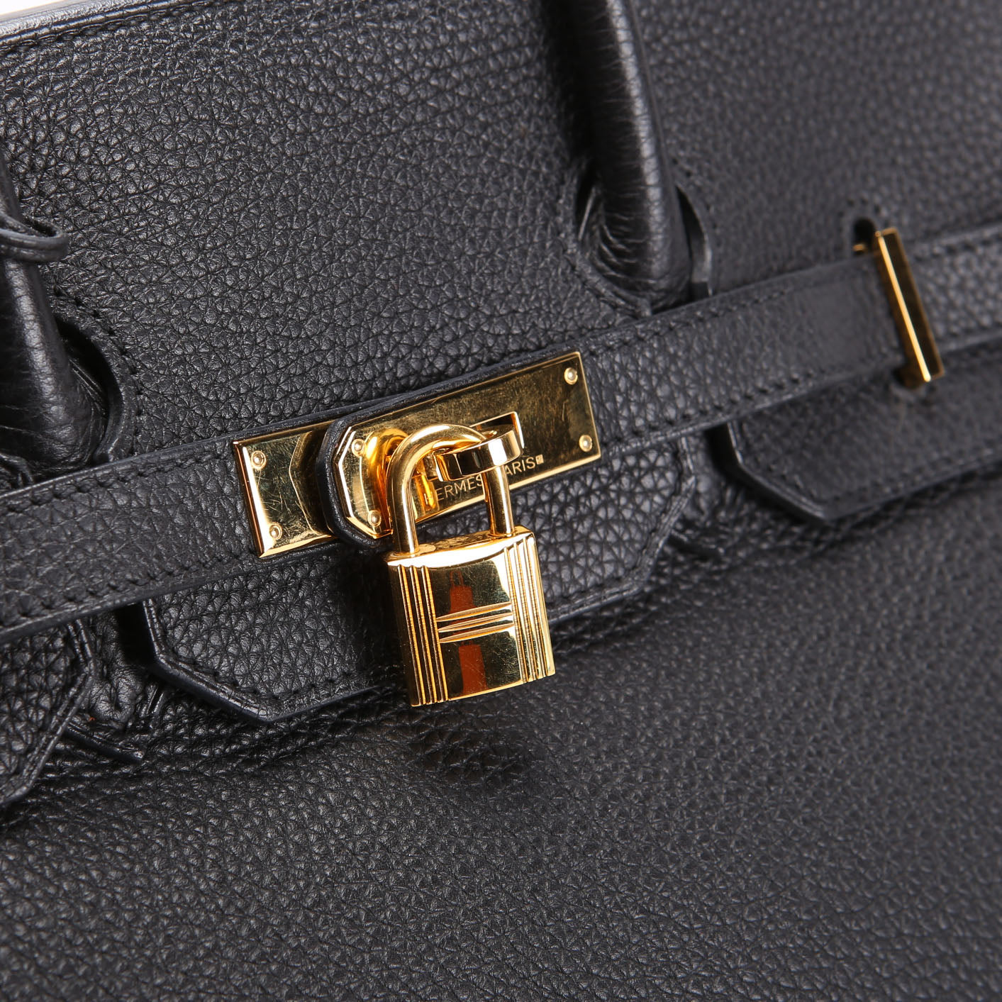 Togo Birkin 35 Black/Gold