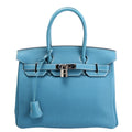 Hermes Birkin 30 Togo 2007 Blue Jean/Palladium
