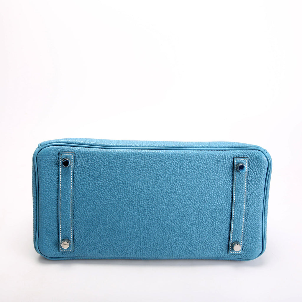 Hermes Birkin 30 Togo 2007 Blue Jean/Palladium