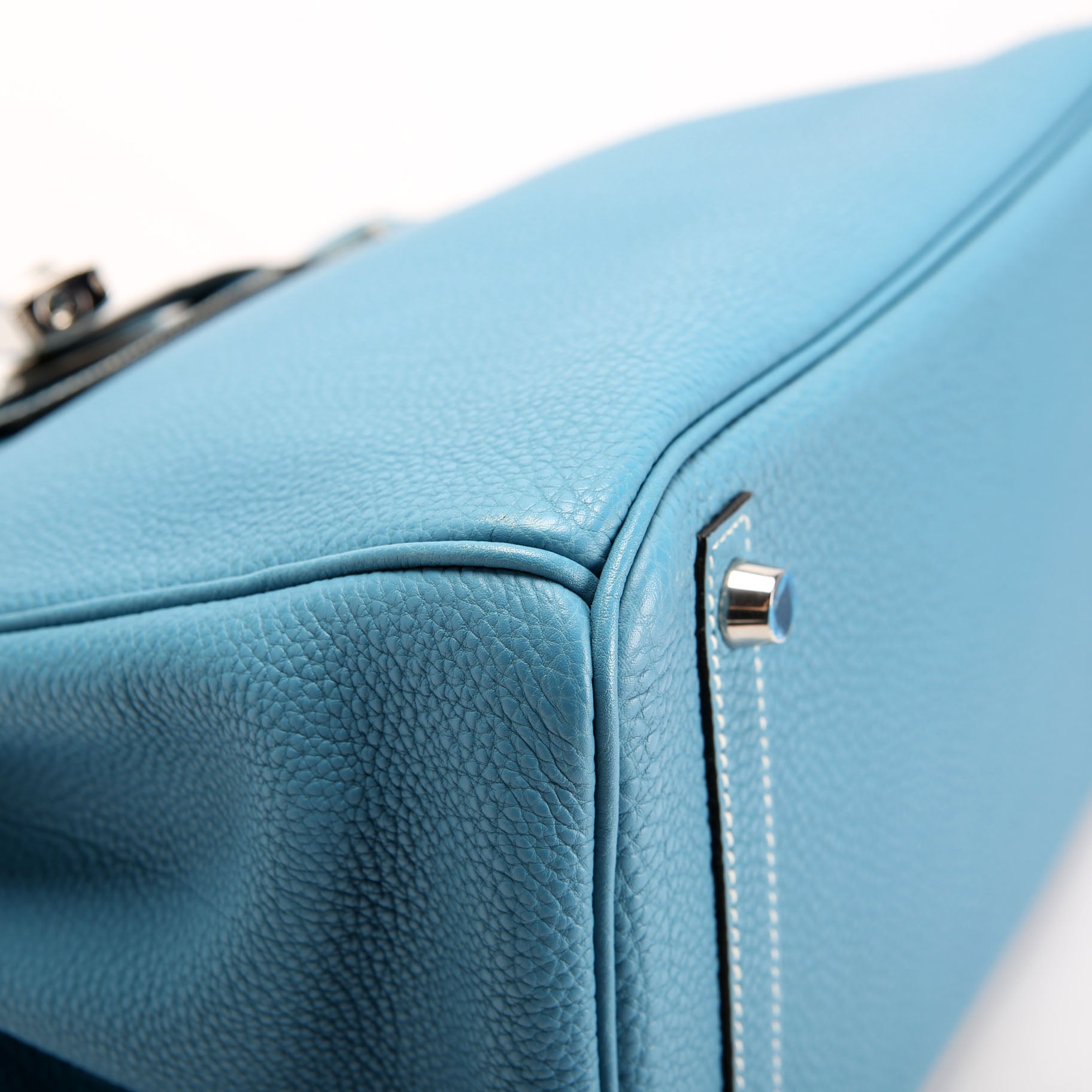 Hermes Birkin 30 Togo 2007 Blue Jean/Palladium