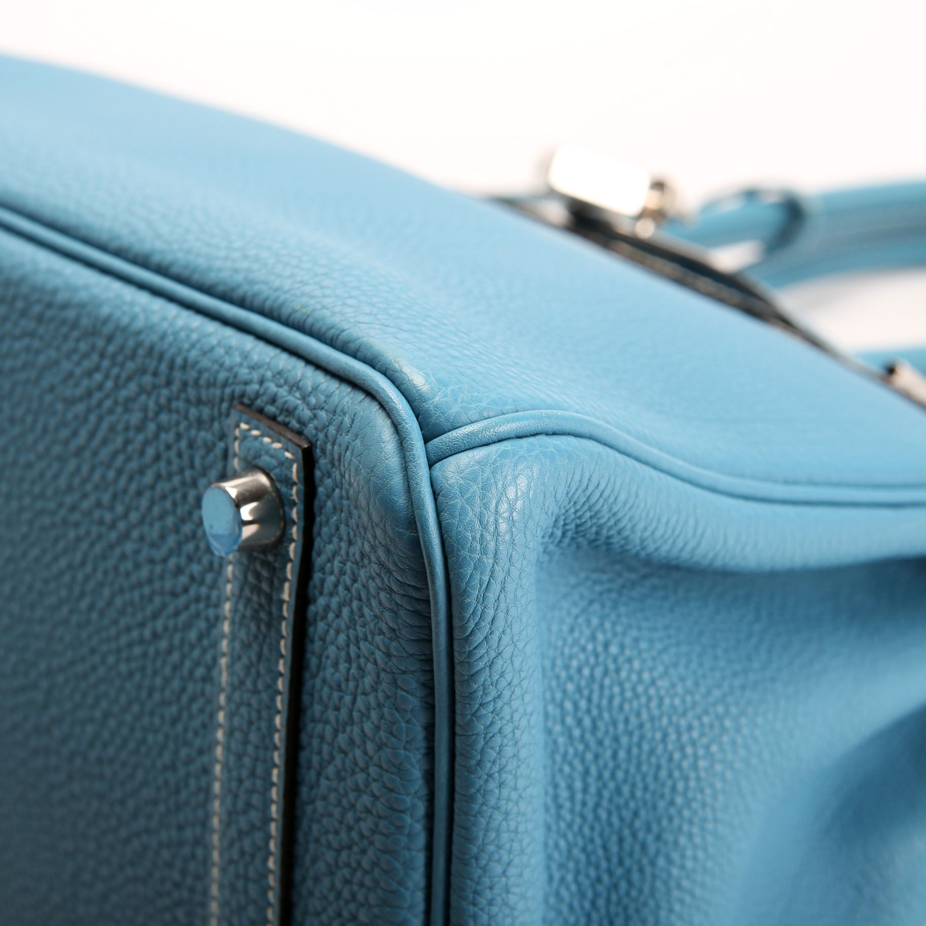 Hermes Birkin 30 Togo 2007 Blue Jean/Palladium