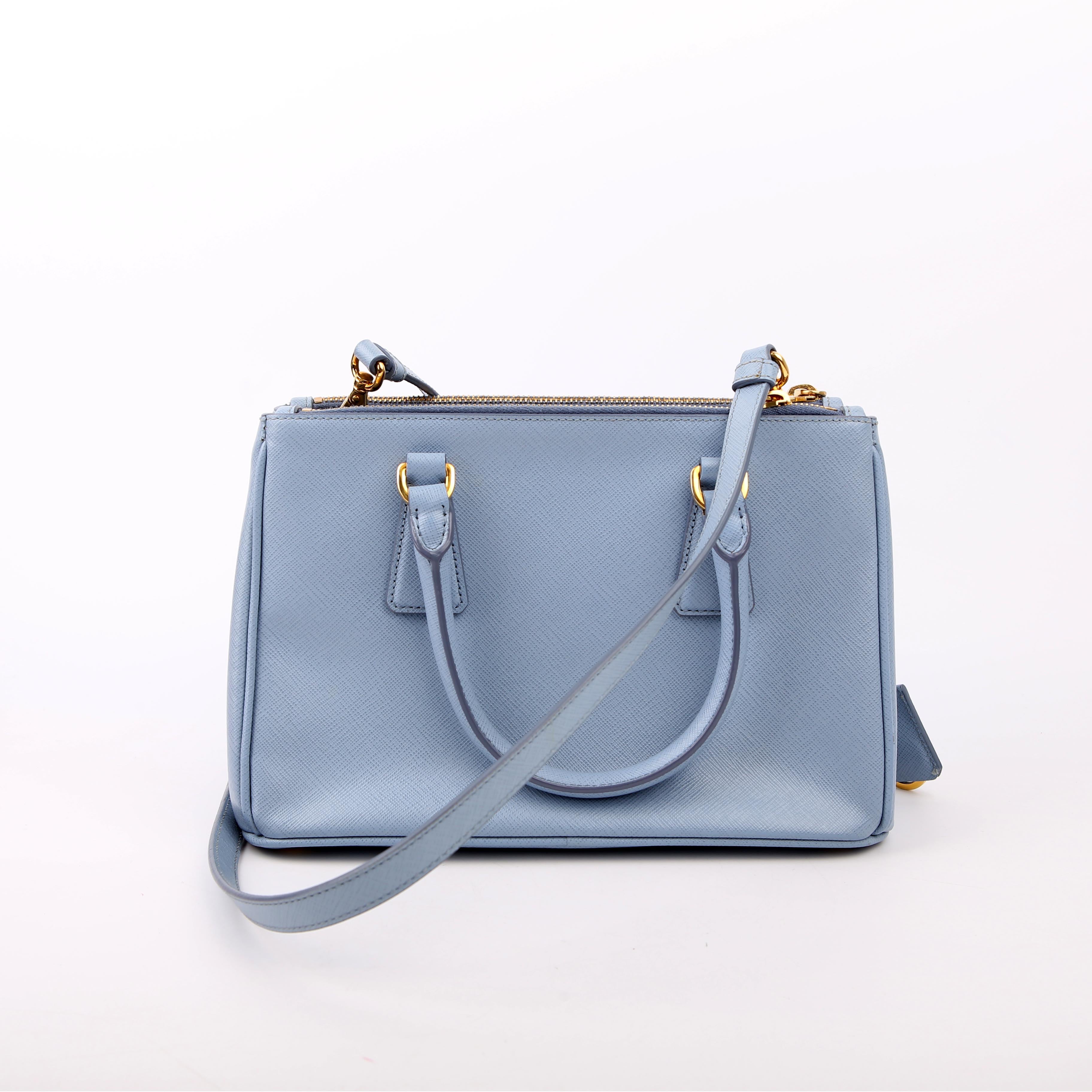 Saffiano Galleria Small Blue