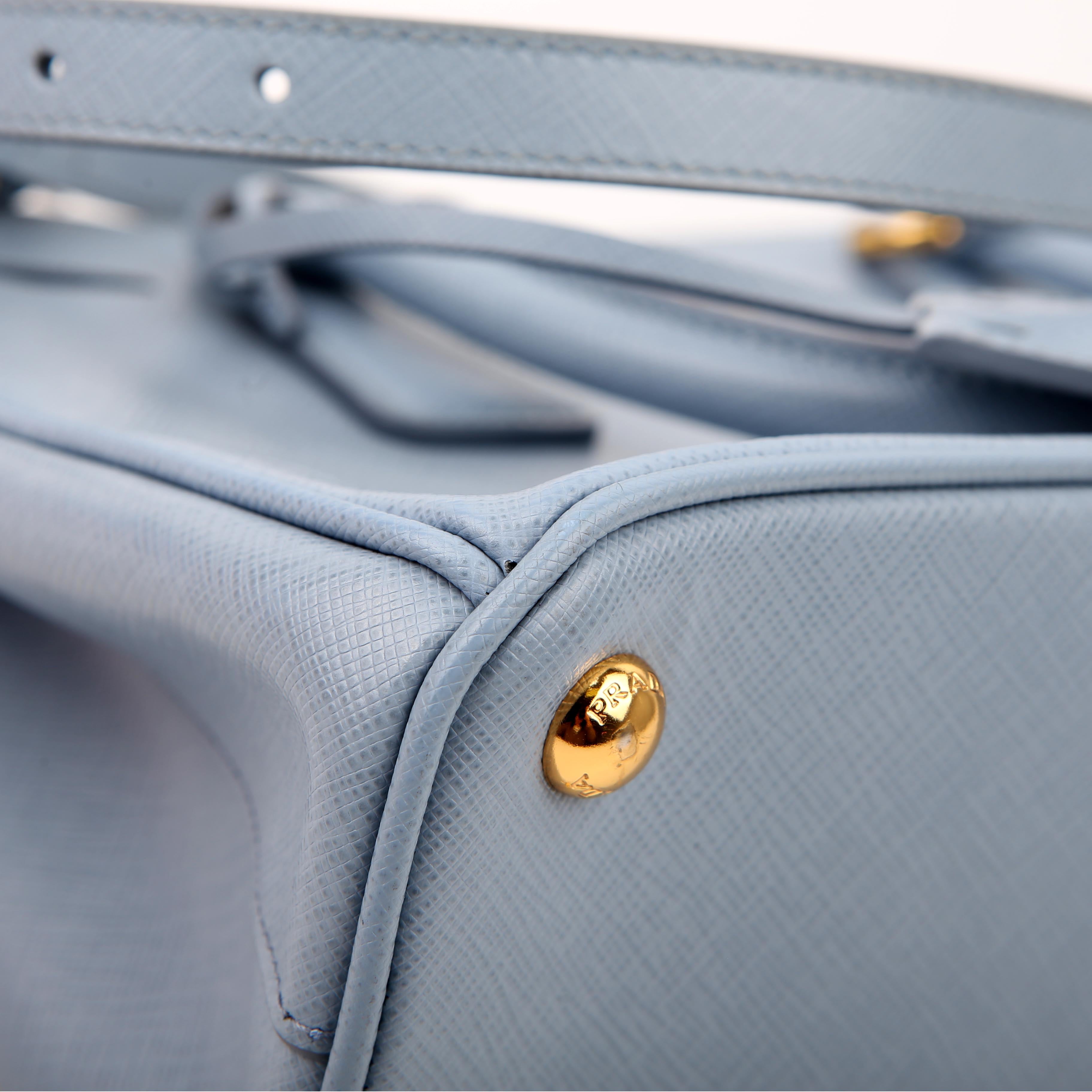 Saffiano Galleria Small Blue