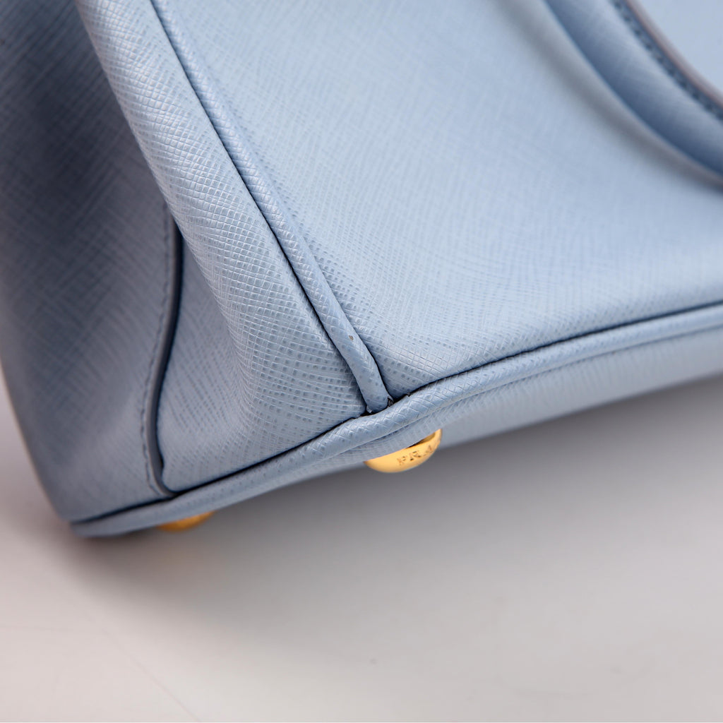 Saffiano Galleria Small Blue