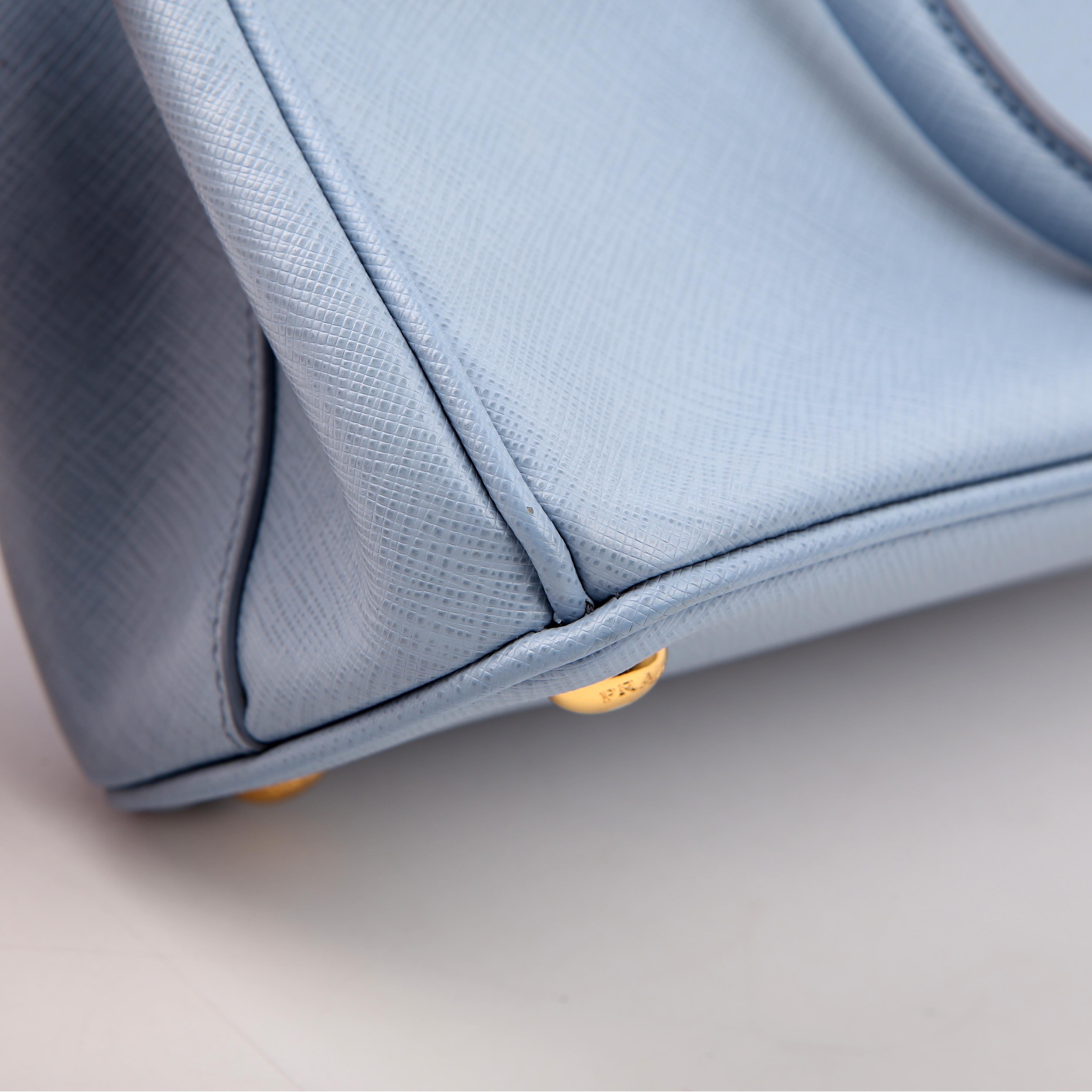 Saffiano Galleria Small Blue