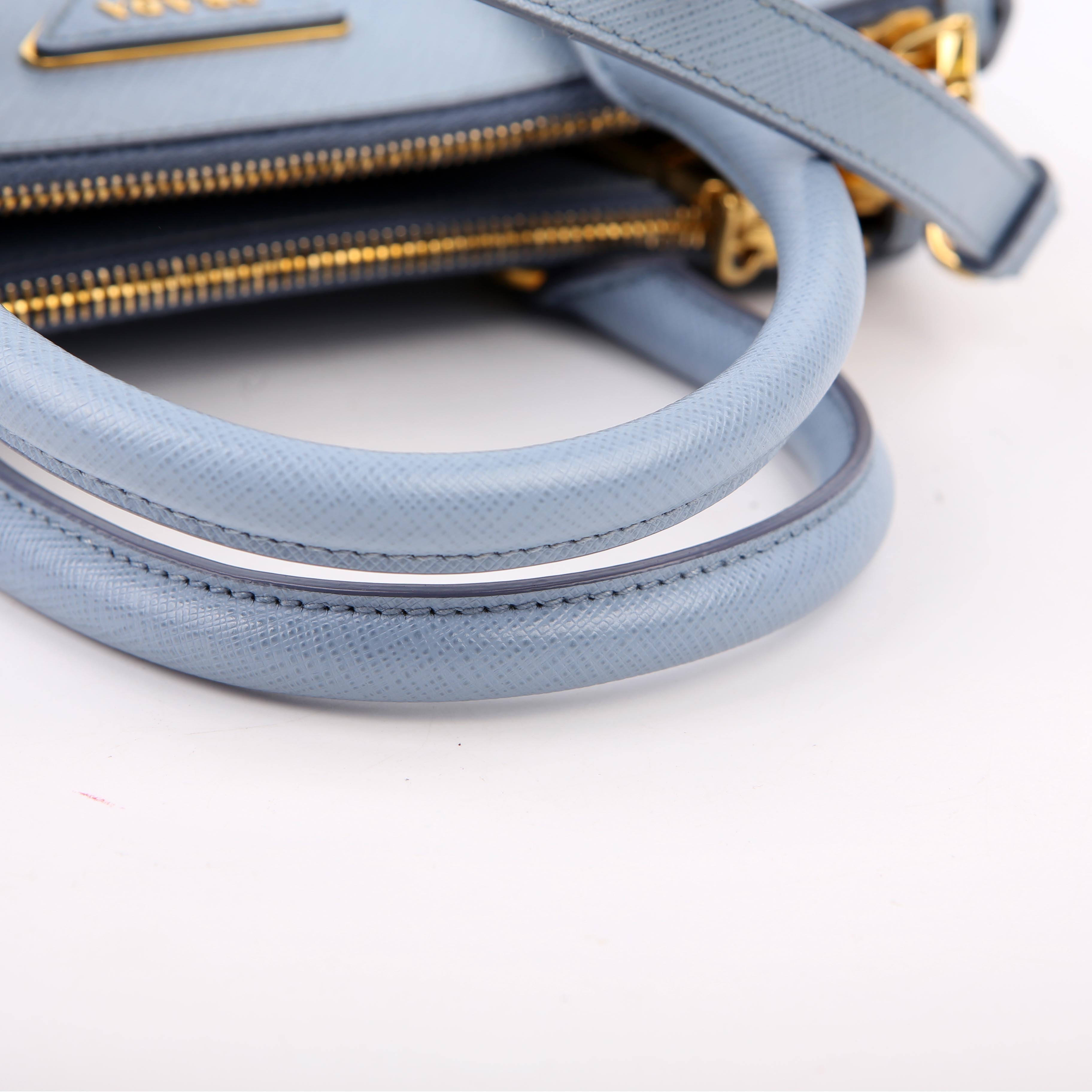 Saffiano Galleria Small Blue
