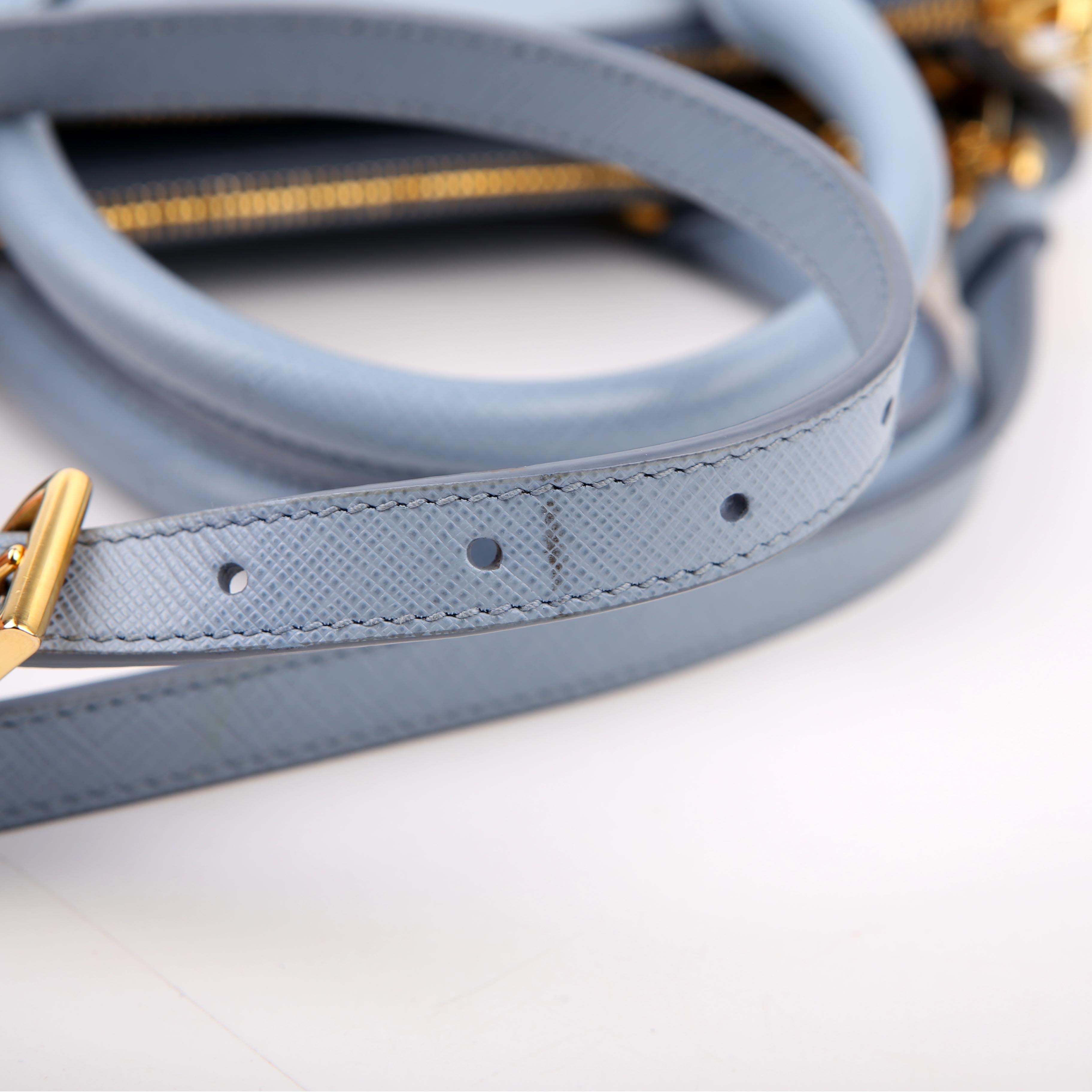 Saffiano Galleria Small Blue