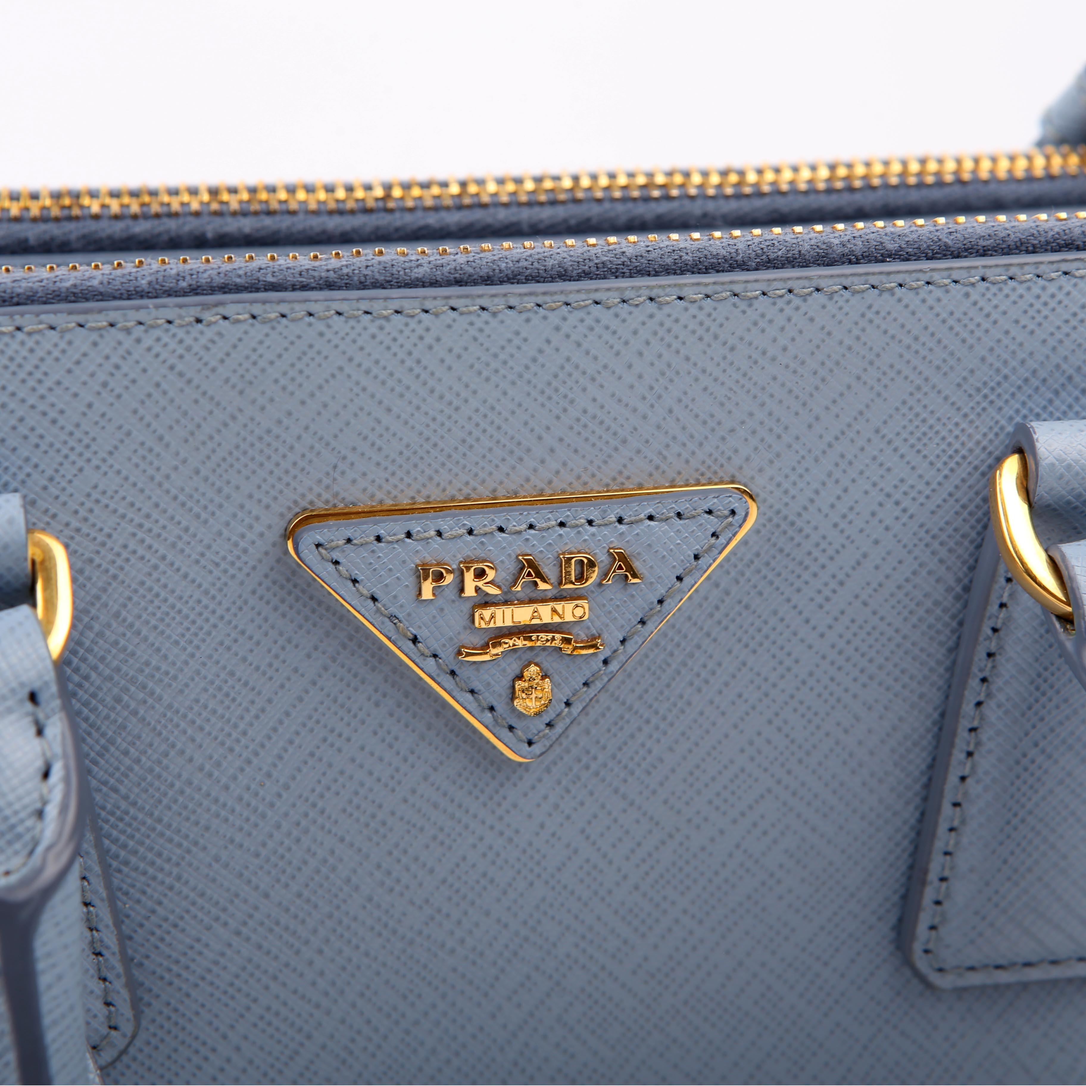 Saffiano Galleria Small Blue