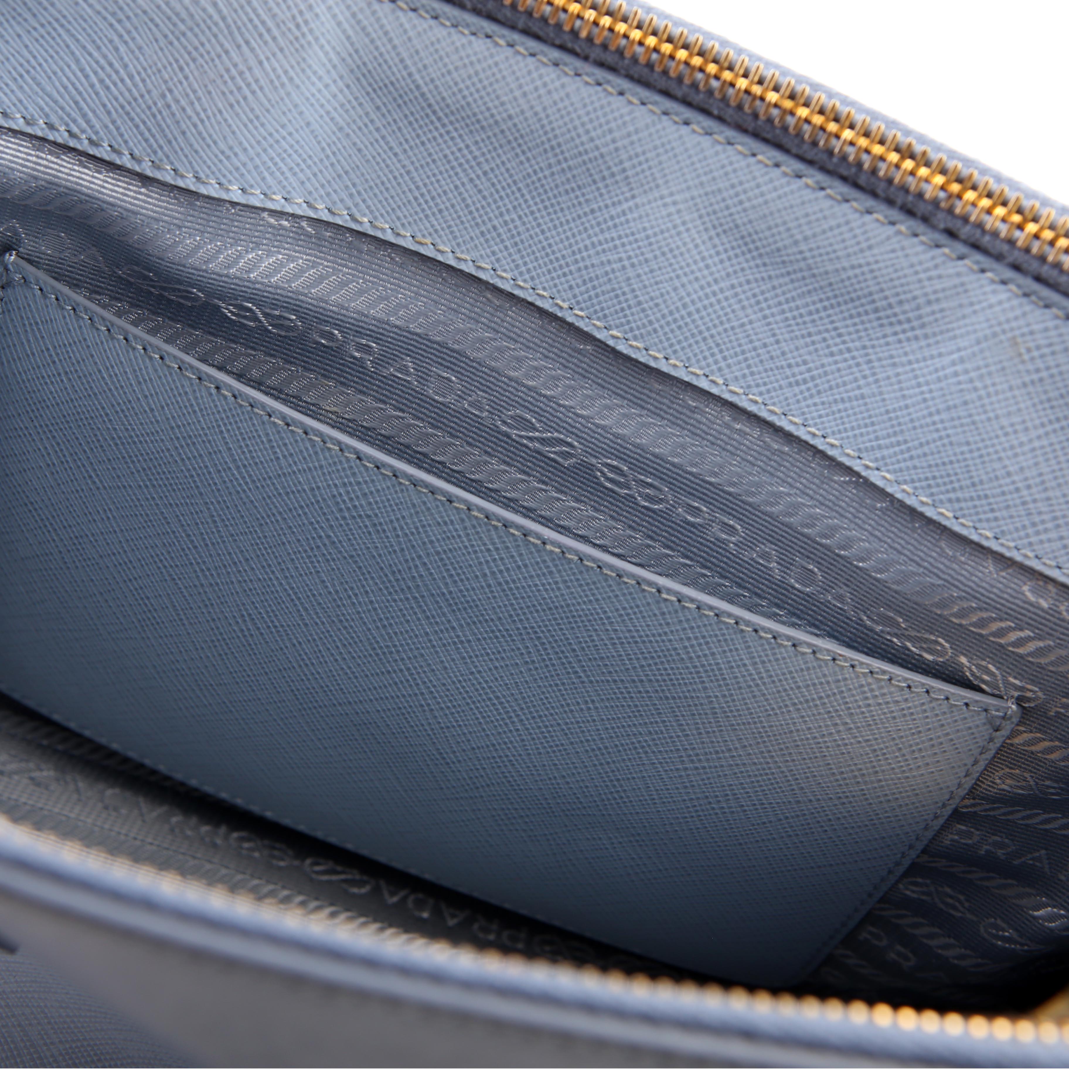 Saffiano Galleria Small Blue