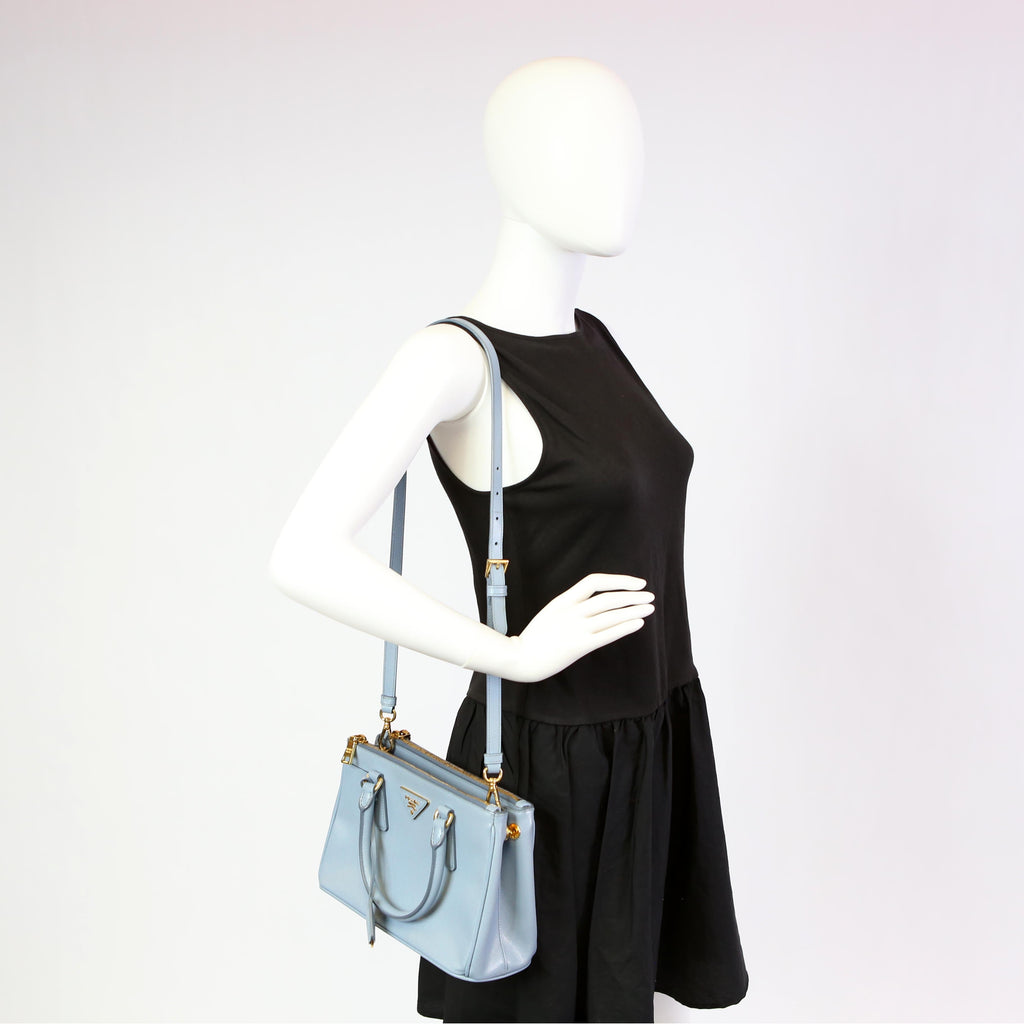 Saffiano Galleria Small Blue