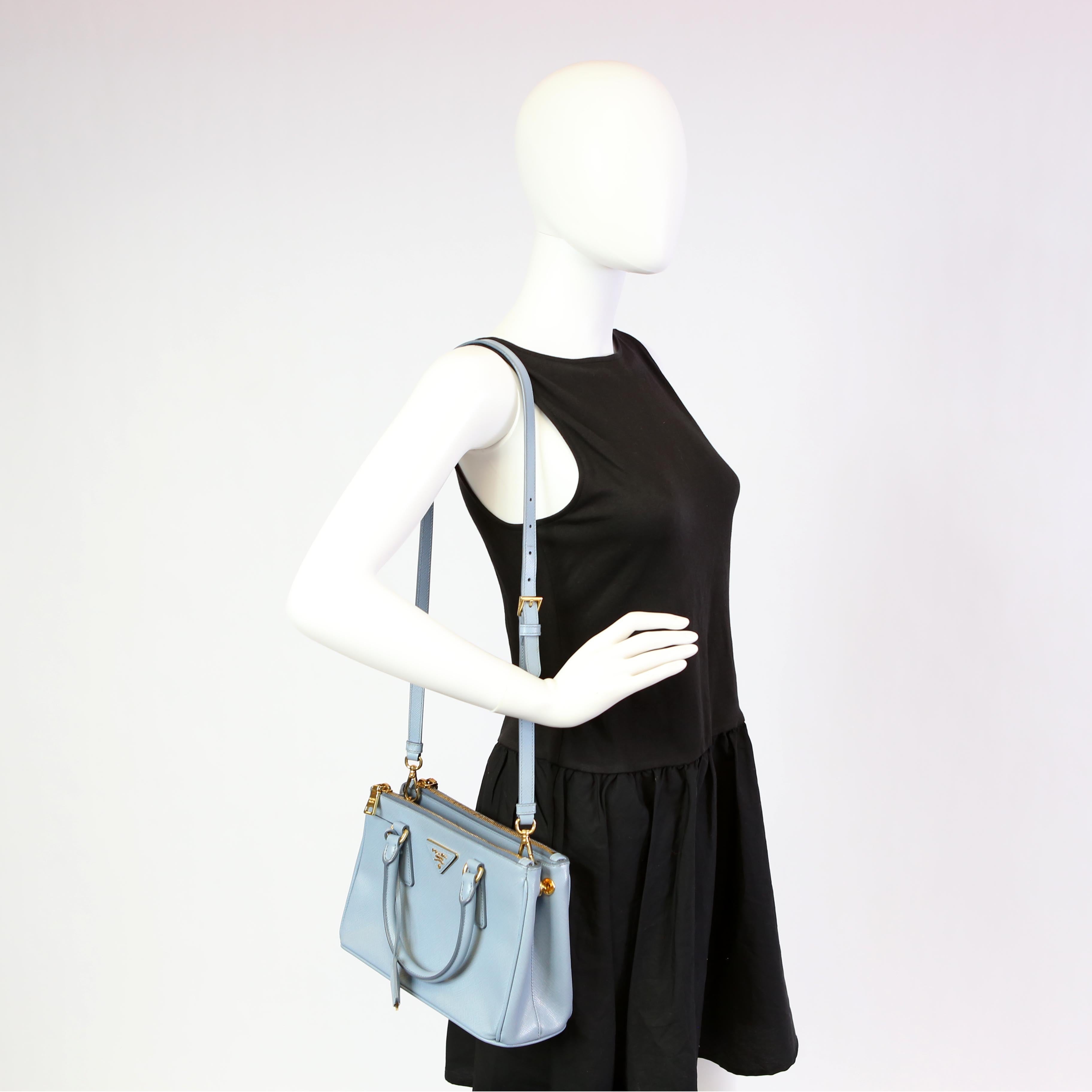 Saffiano Galleria Small Blue