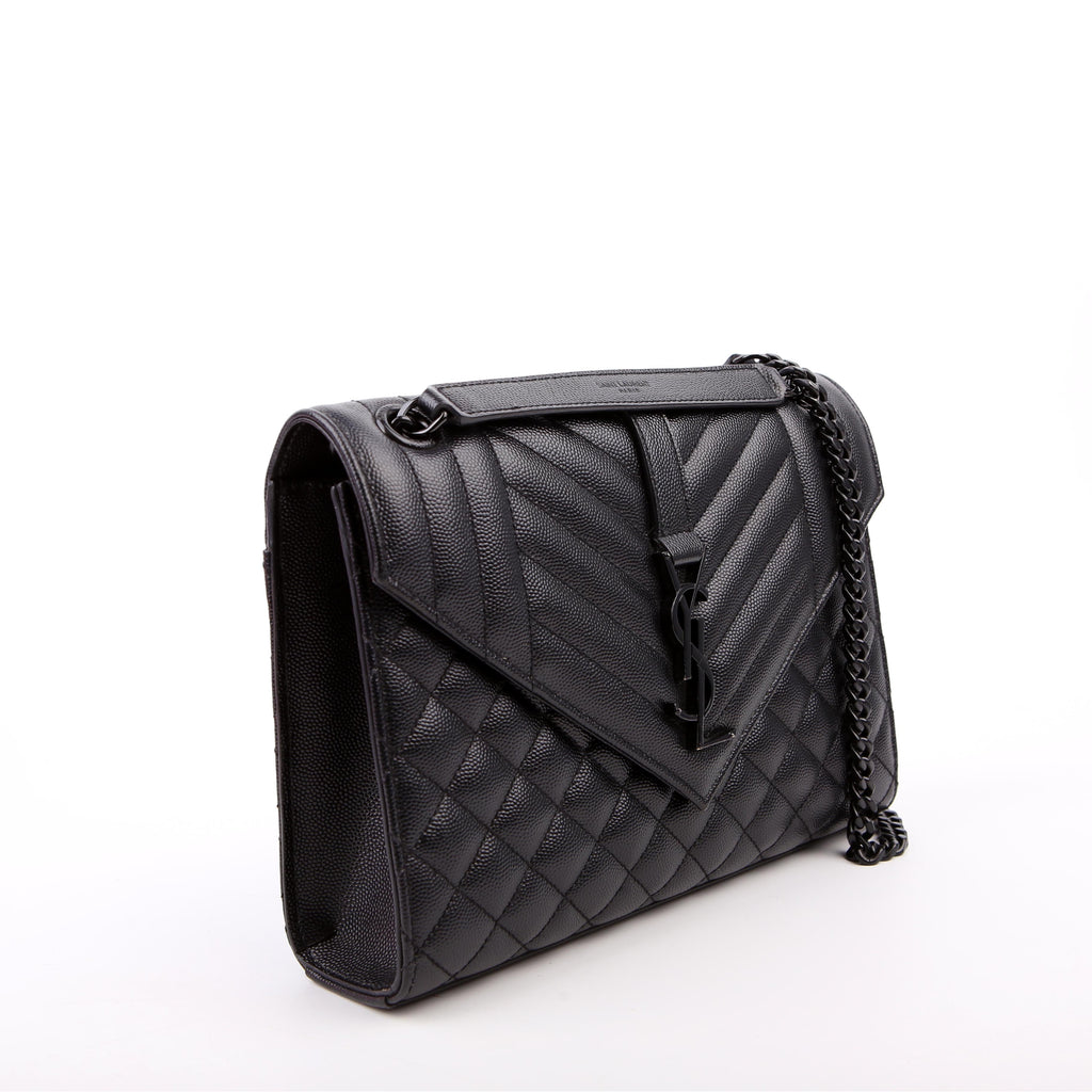 Envelope Medium Tri-Quilt 600185 Black