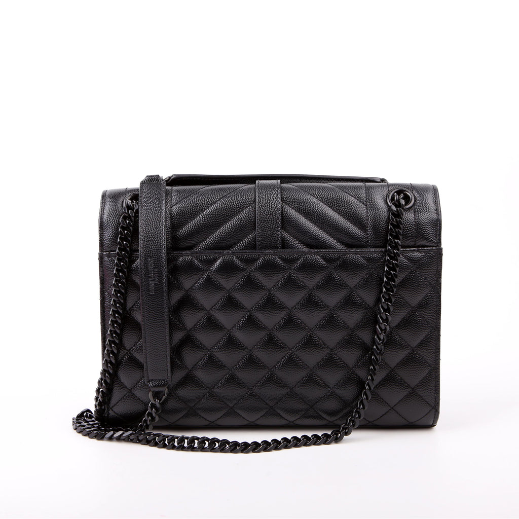 Envelope Medium Tri-Quilt 600185 Black