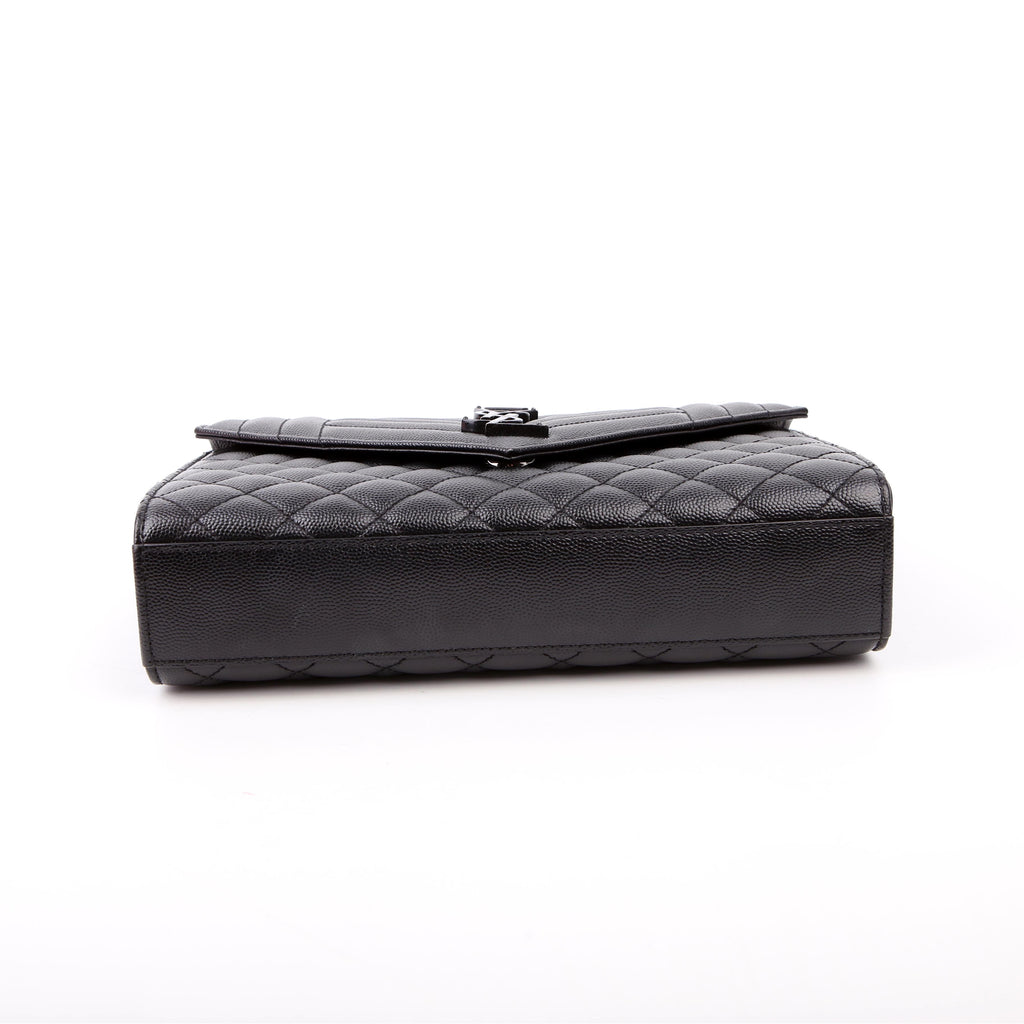 Envelope Medium Tri-Quilt 600185 Black