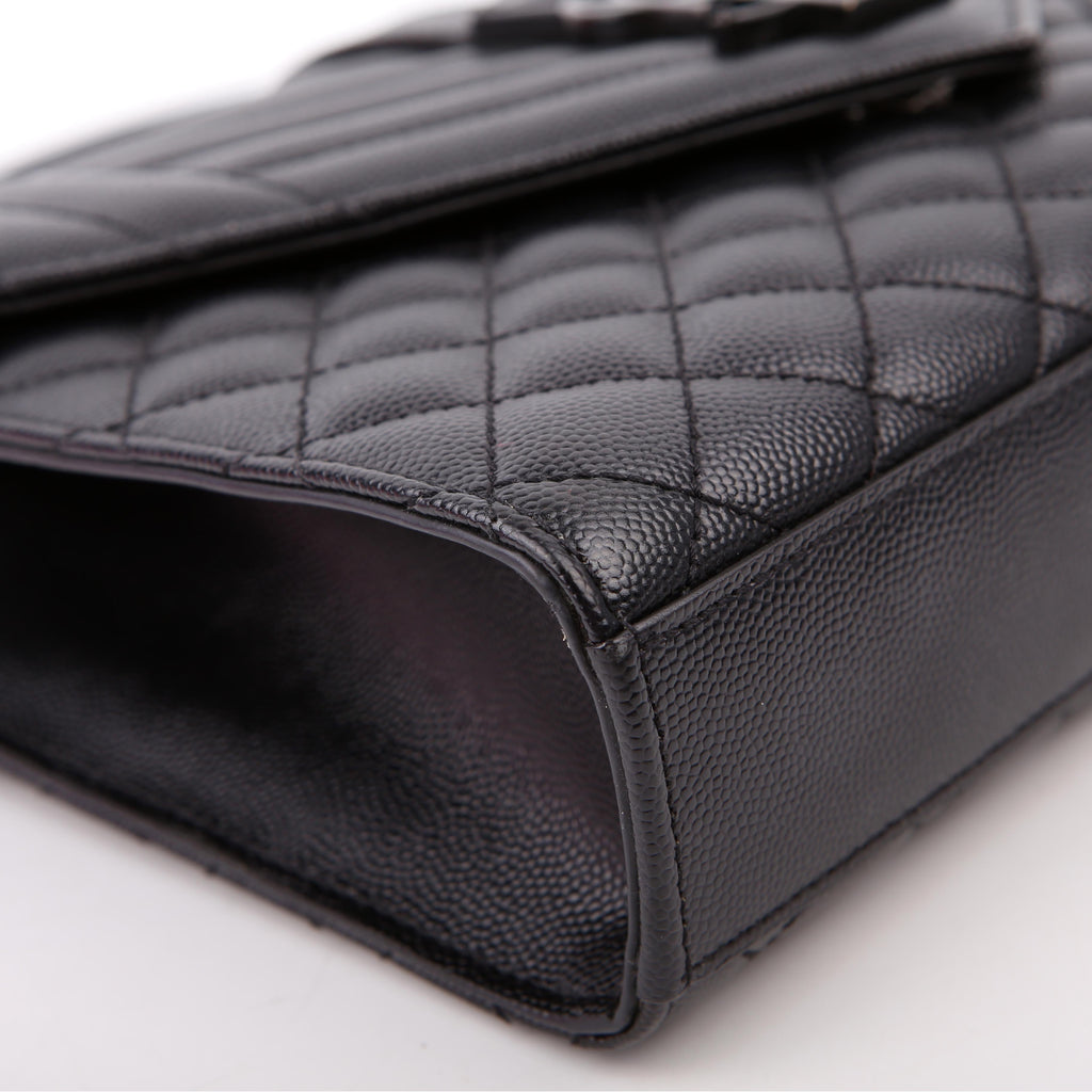 Envelope Medium Tri-Quilt 600185 Black
