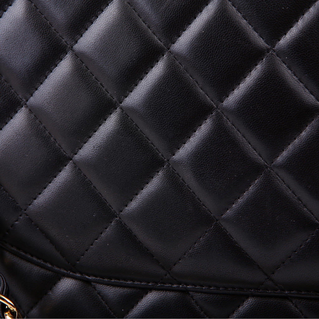 Classic Flap Maxi Lambskin 16M Black