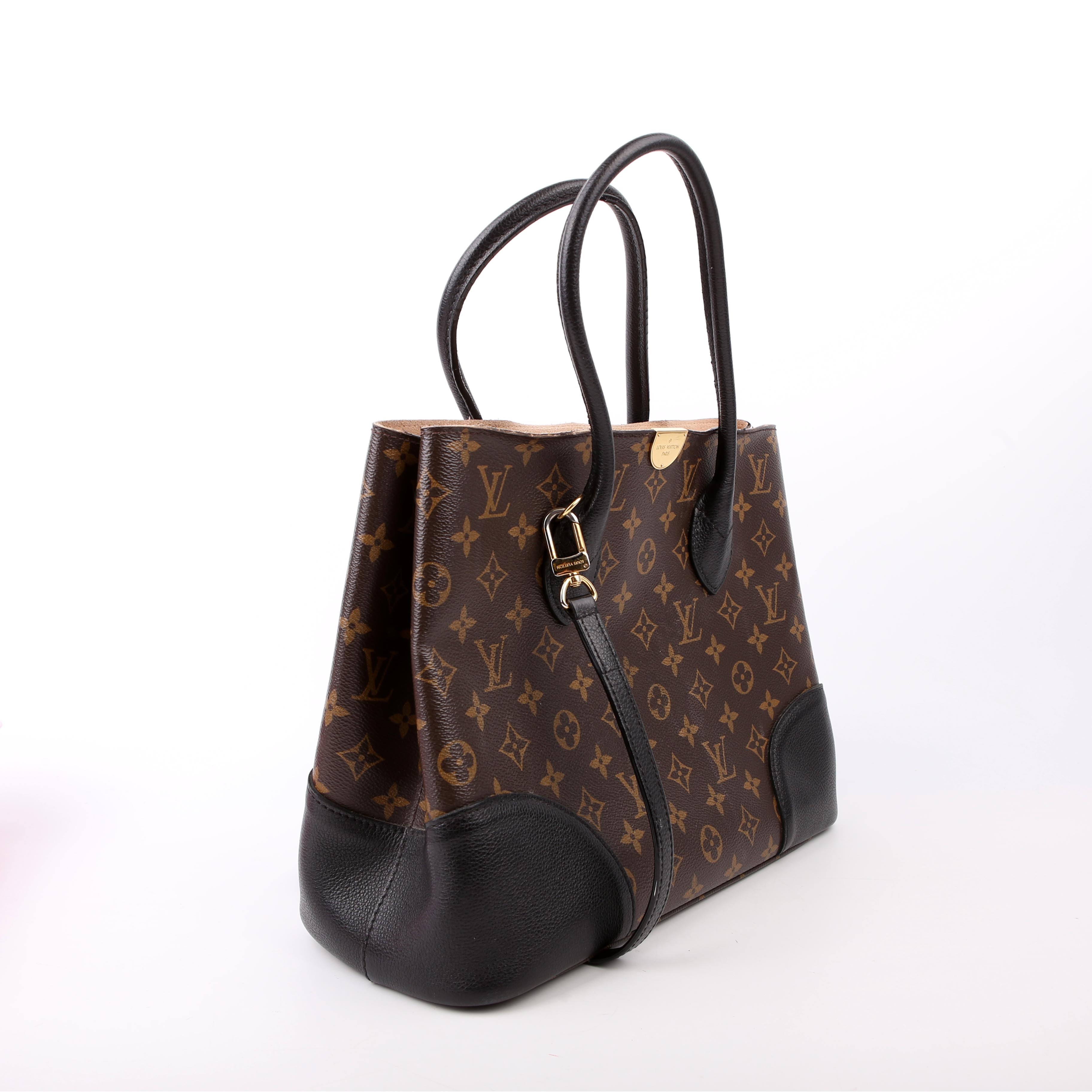 Flandrin Monogram/Leather Black