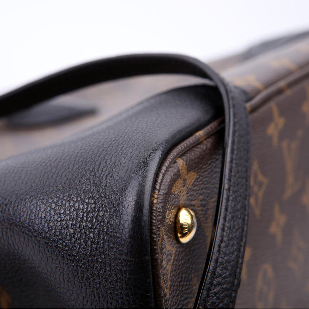 Flandrin Monogram/Leather Black