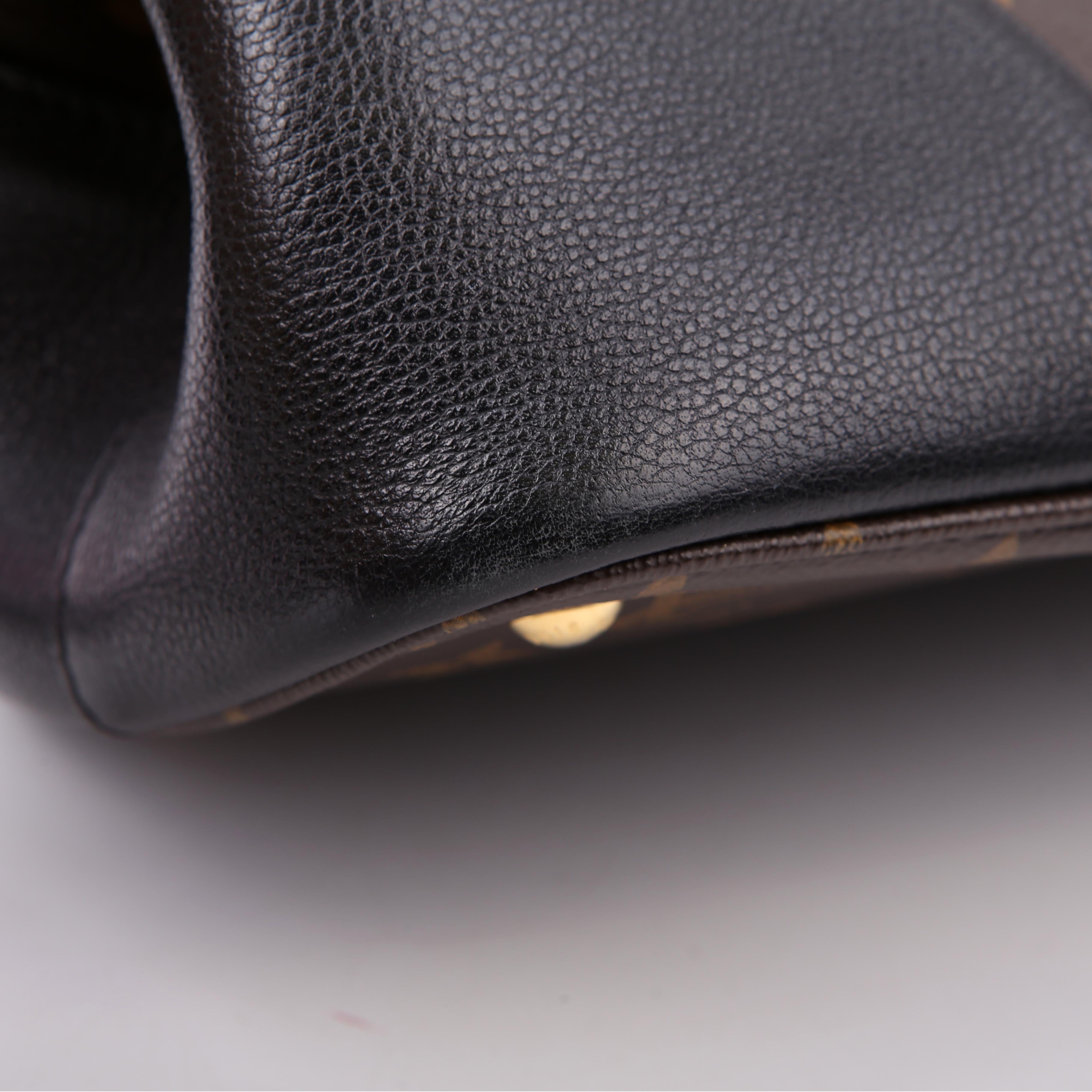 Flandrin Monogram/Leather Black