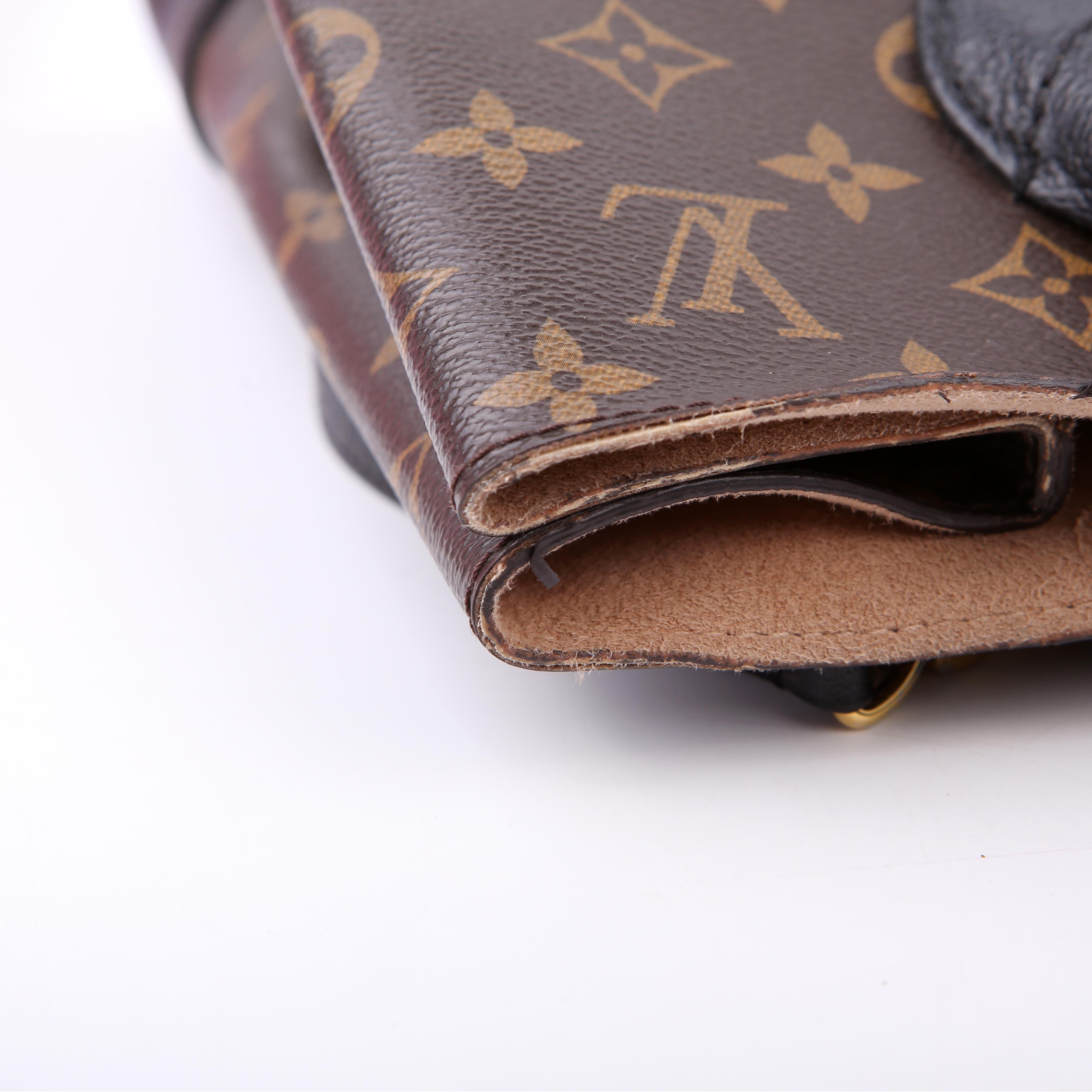 Flandrin Monogram/Leather Black