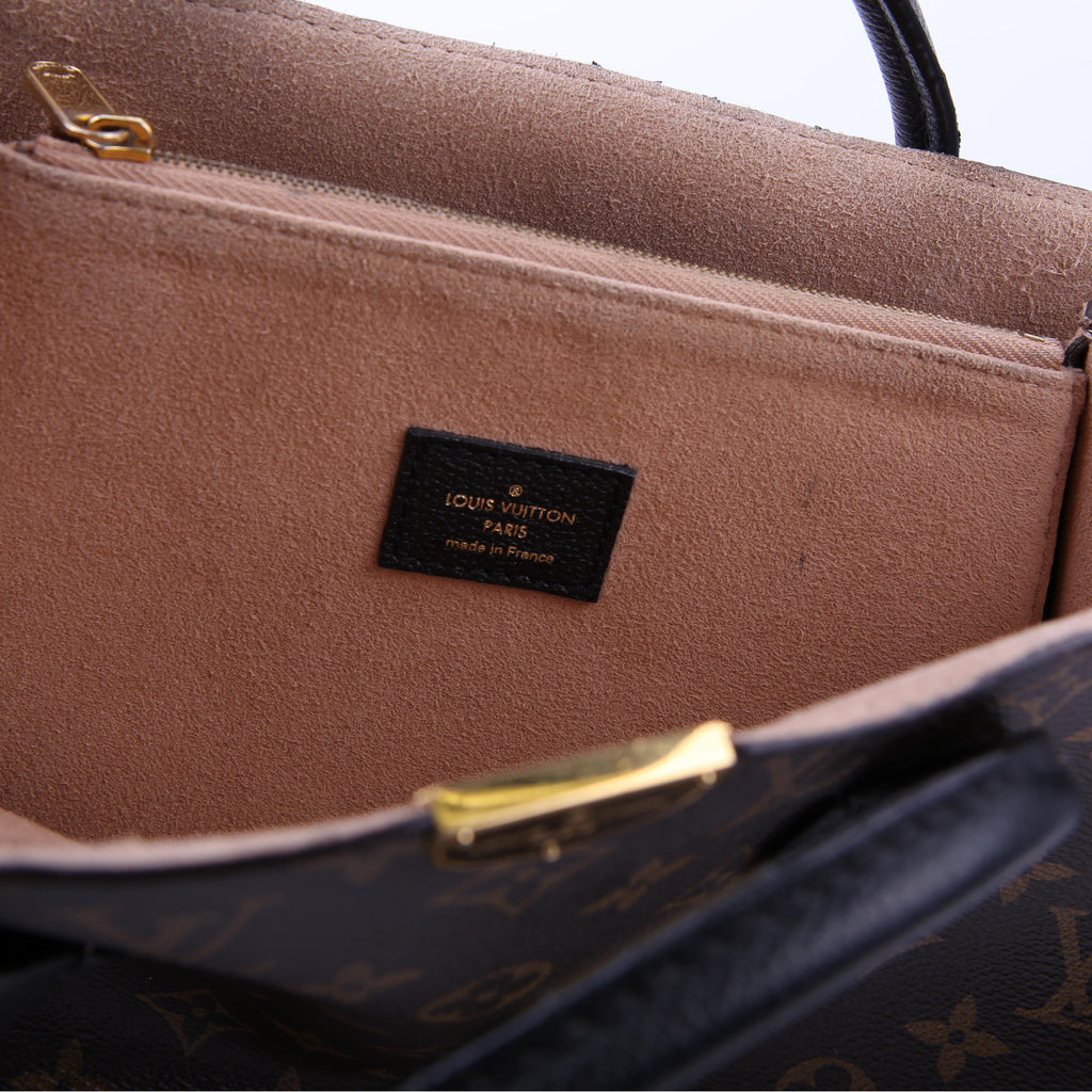 Flandrin Monogram/Leather Black