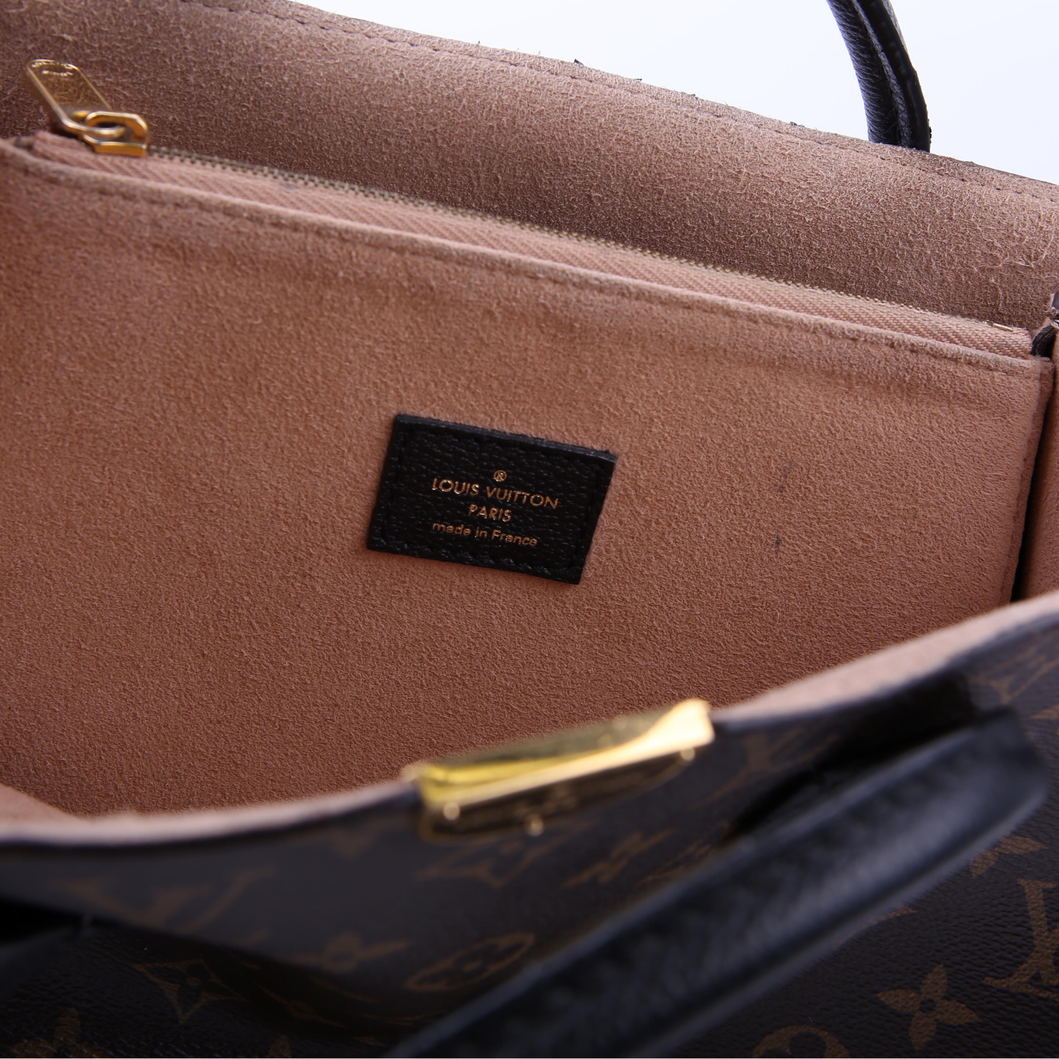Flandrin Monogram/Leather Black