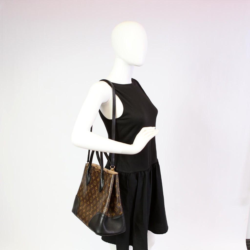 Flandrin Monogram/Leather Black