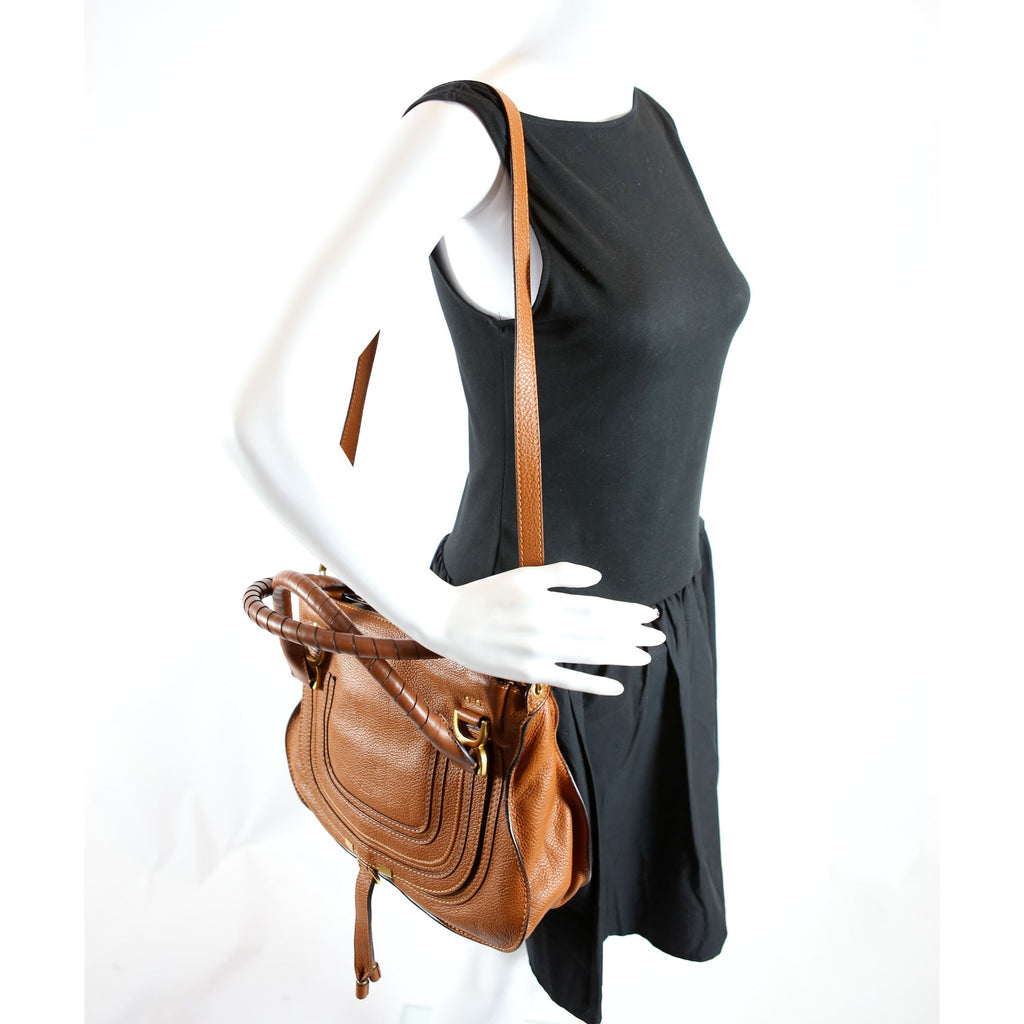 Marcie Satchel Medium Brown