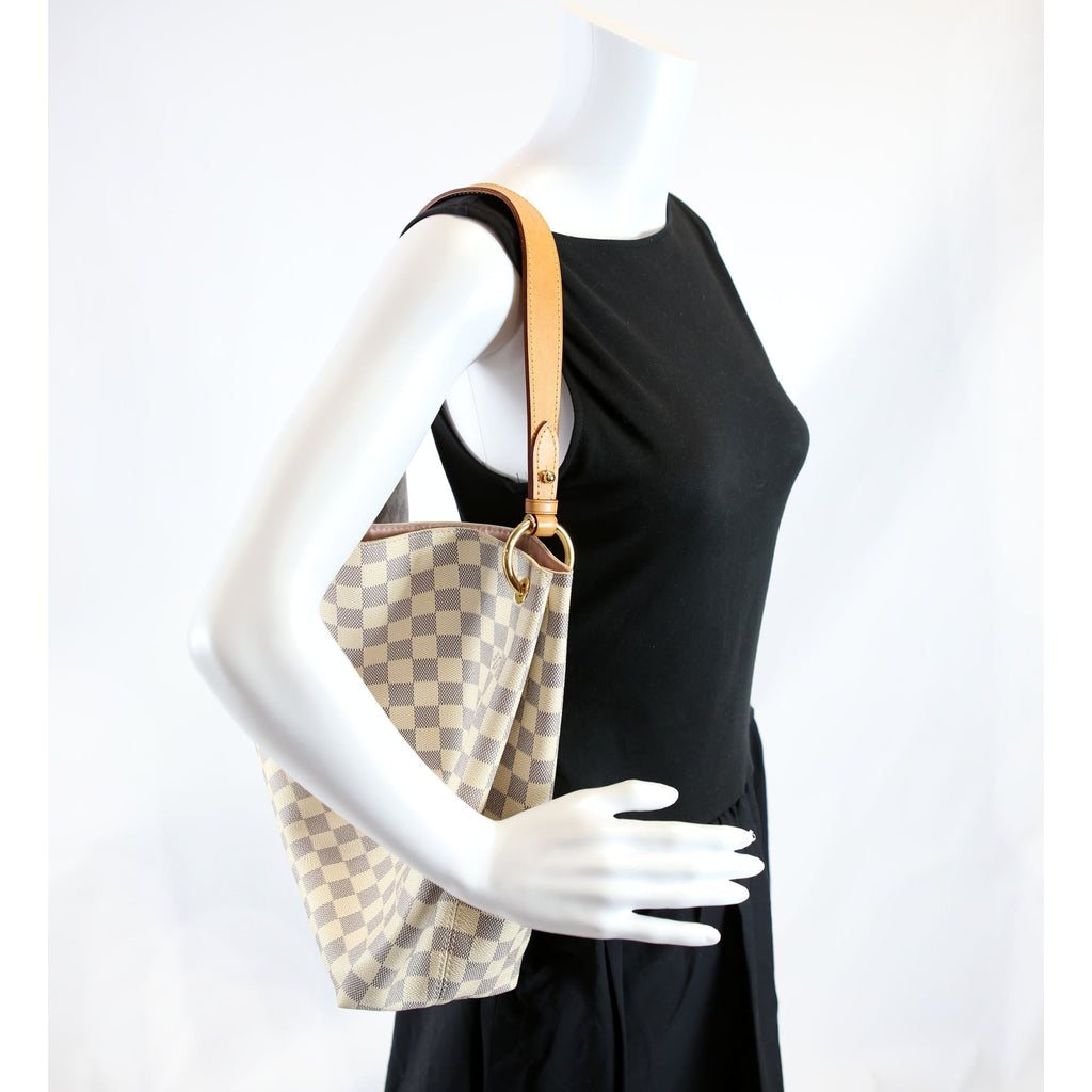 Graceful MM Damier Azur