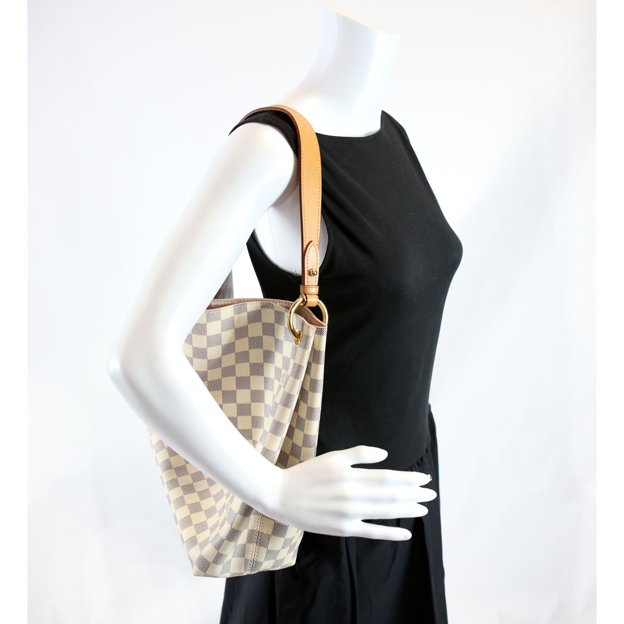 Graceful MM Damier Azur