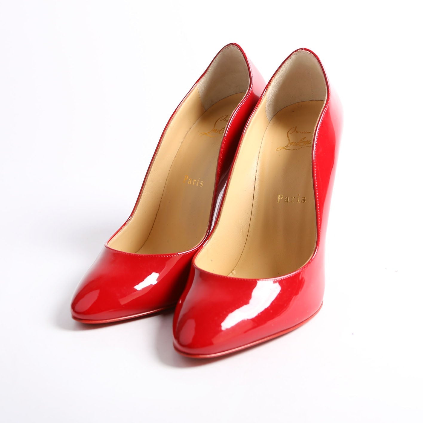 Tanga Patent 100MM Wedge Size 38.5 Red