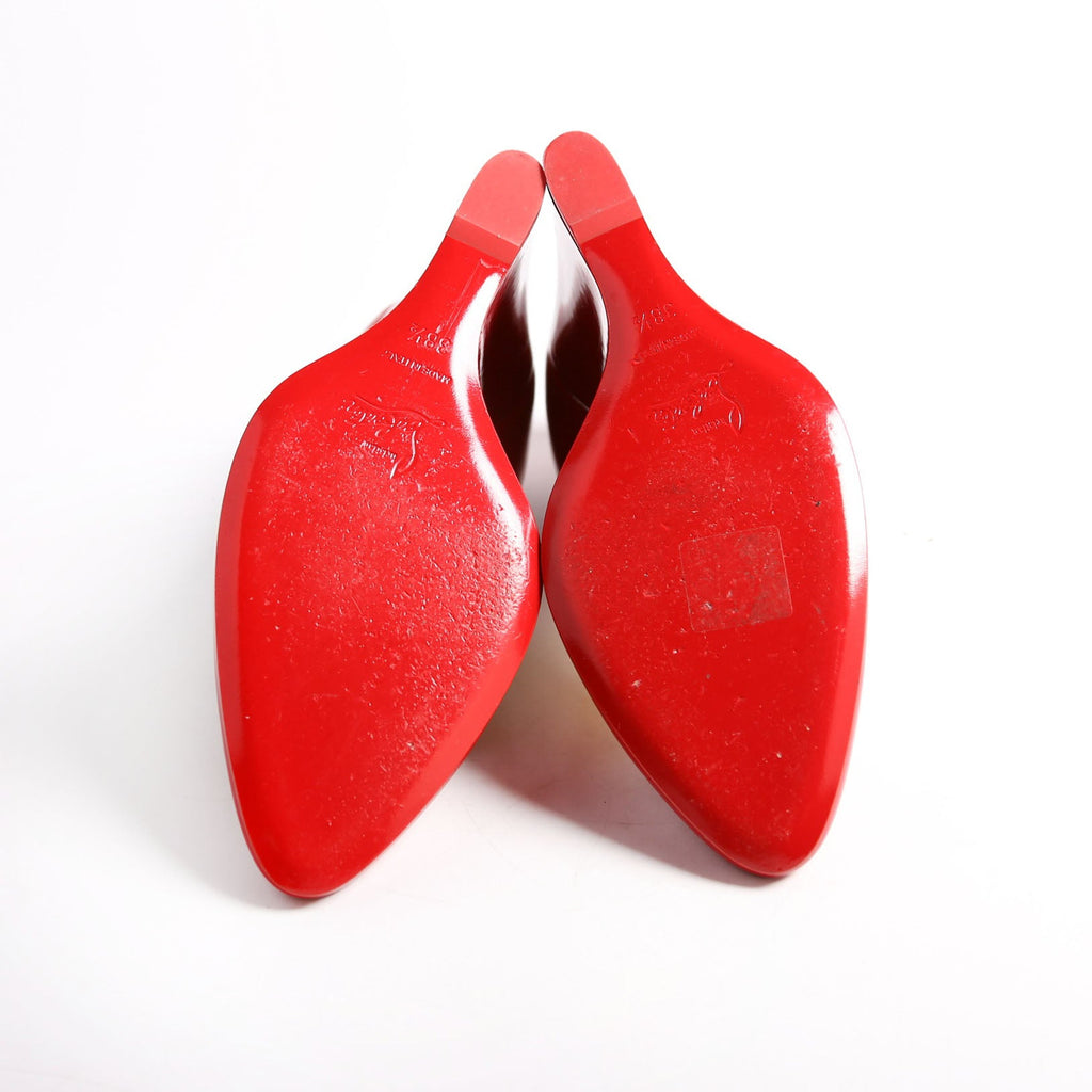 Tanga Patent 100MM Wedge Size 38.5 Red