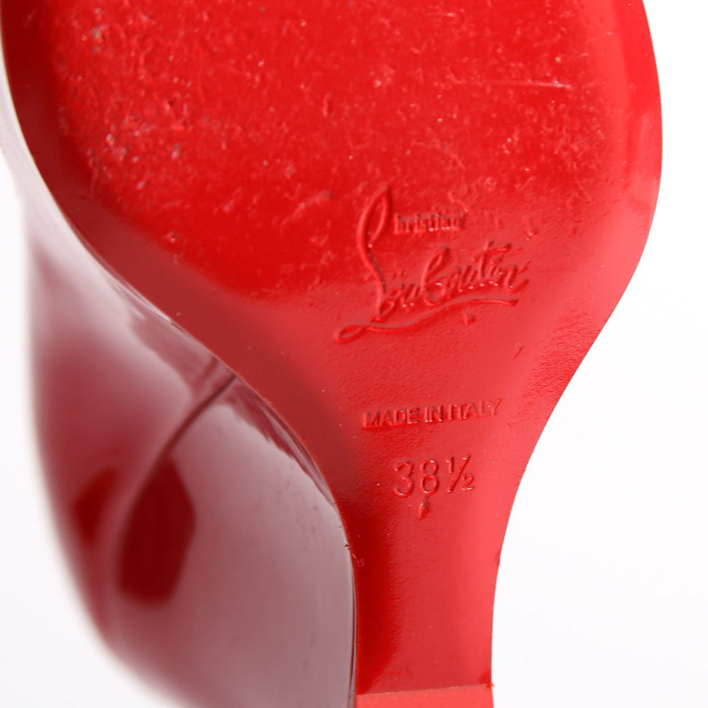 Tanga Patent 100MM Wedge Size 38.5 Red