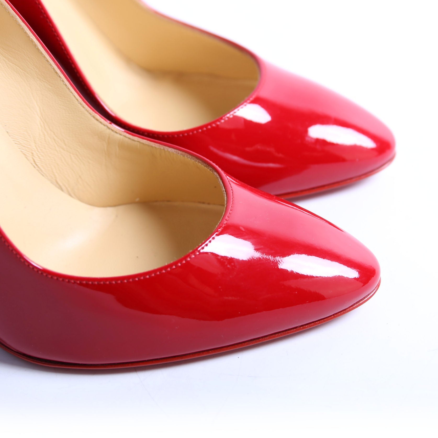 Tanga Patent 100MM Wedge Size 38.5 Red