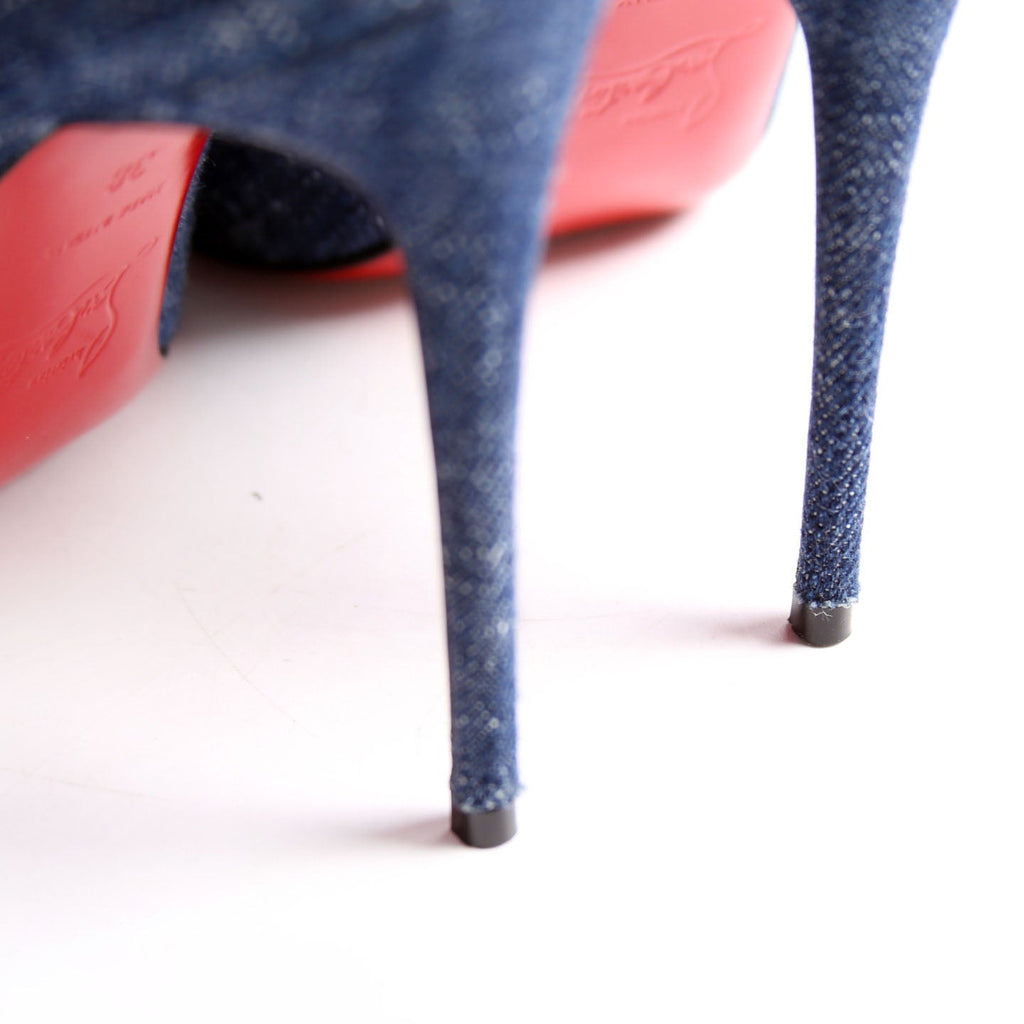 So Kate Denim 110MM Size 38 Blue
