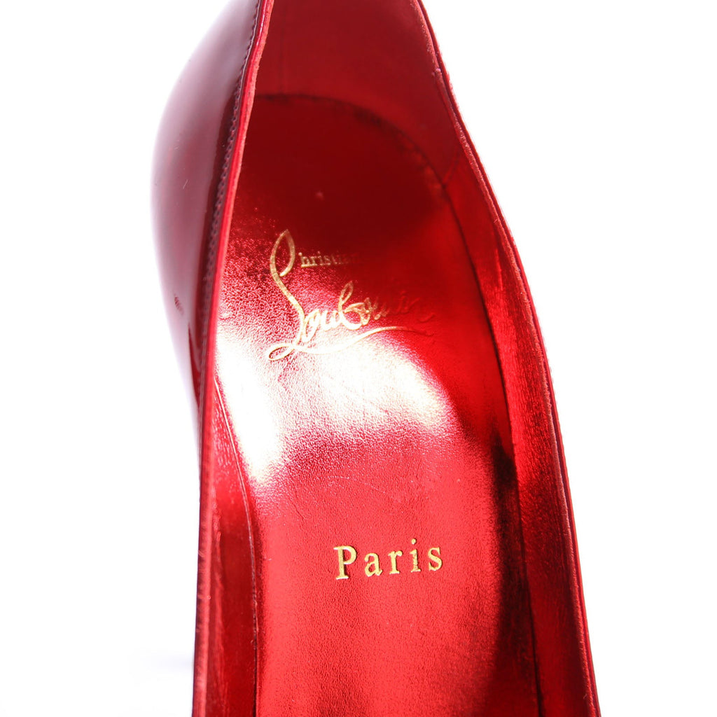 So Kate Patent 110MM Size 38 Red