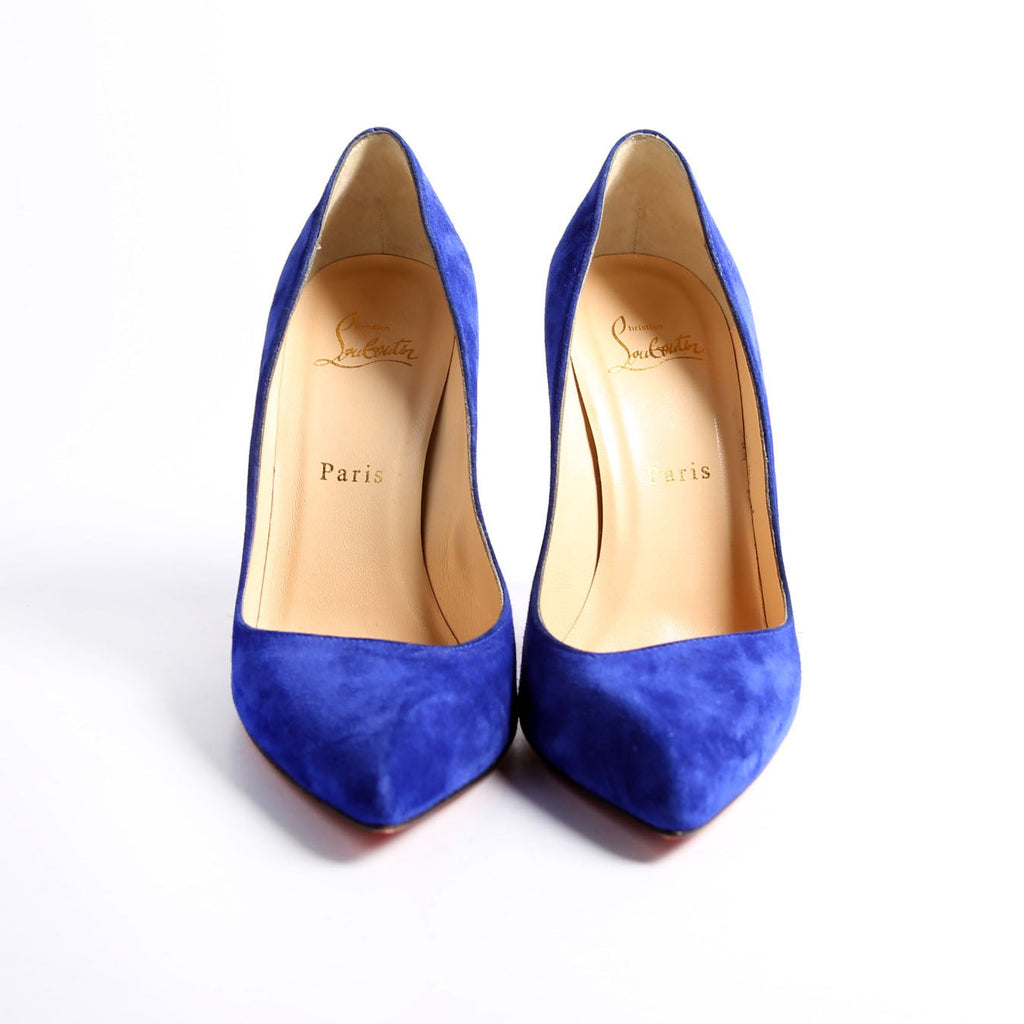 Corneille 110MM Suede Size 38 Blue