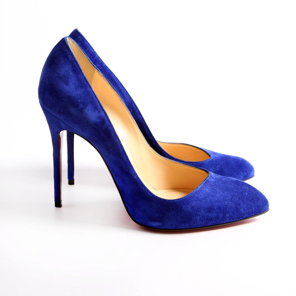 Corneille 110MM Suede Size 38 Blue