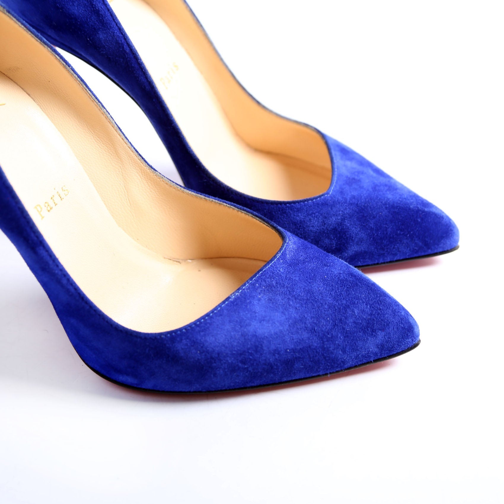 Corneille 110MM Suede Size 38 Blue