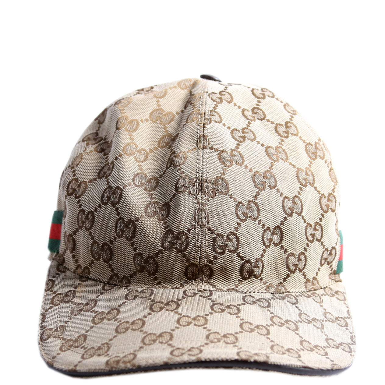 Gucci 200035 GG Canvas Web Cap Size Large