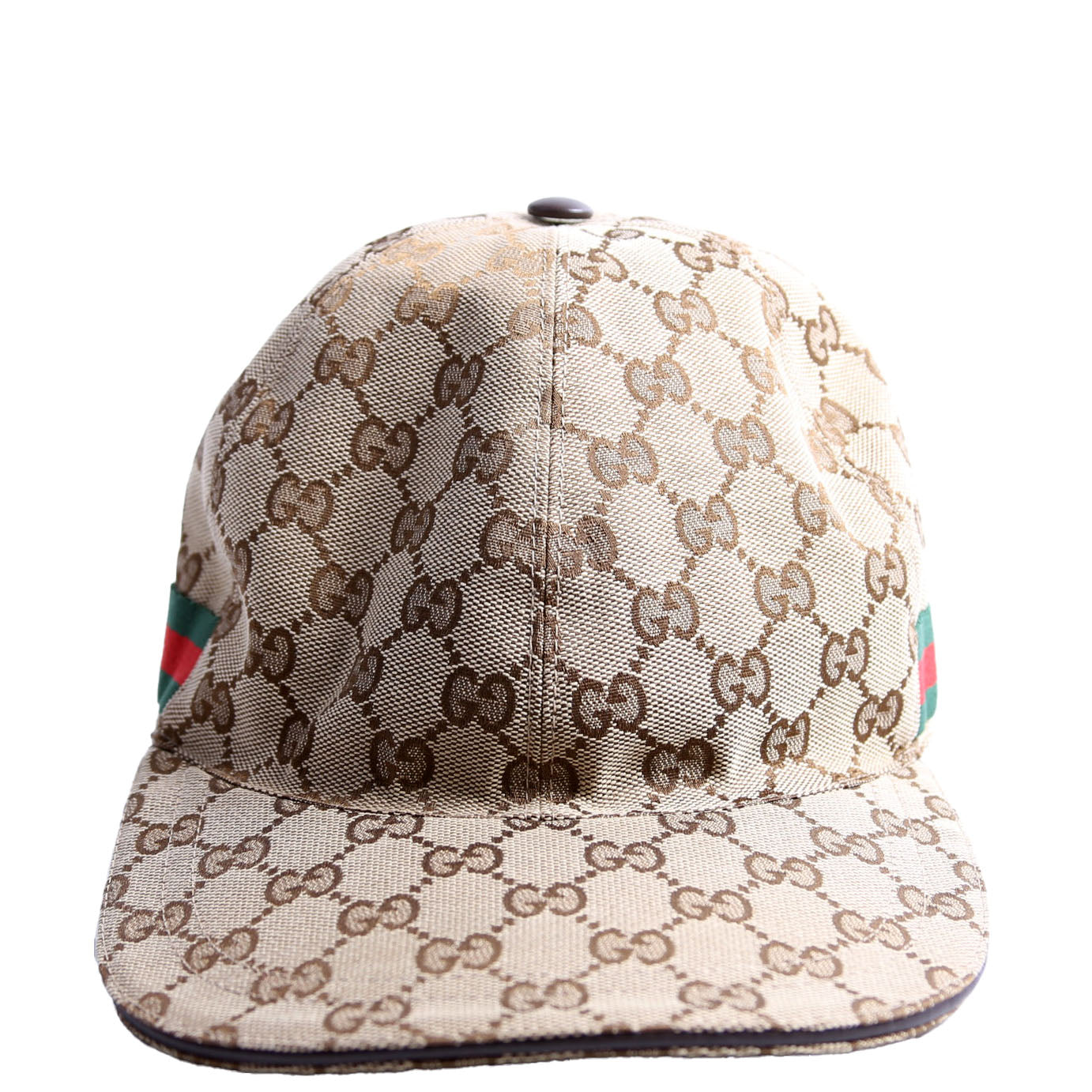 Gucci 200035 GG Canvas Web Cap Size Large