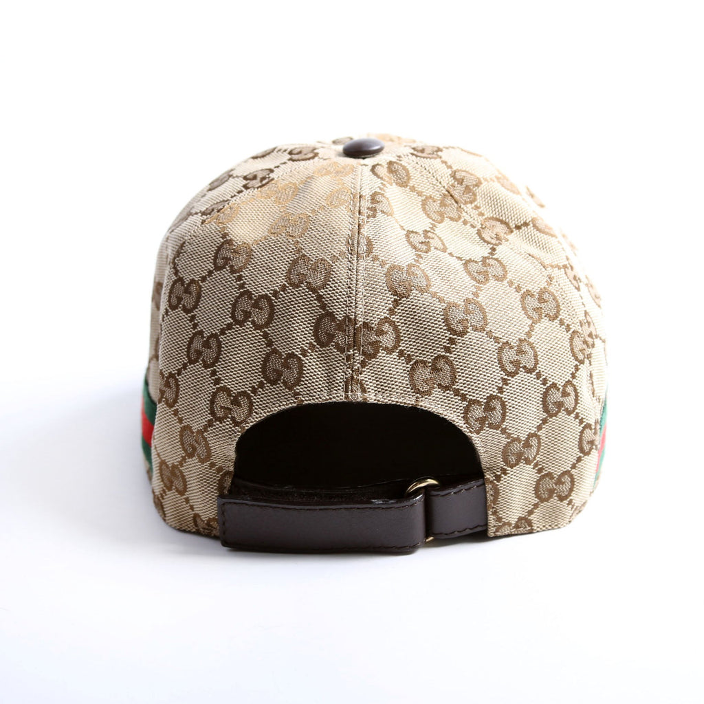 Gucci 200035 GG Canvas Web Cap Size Large