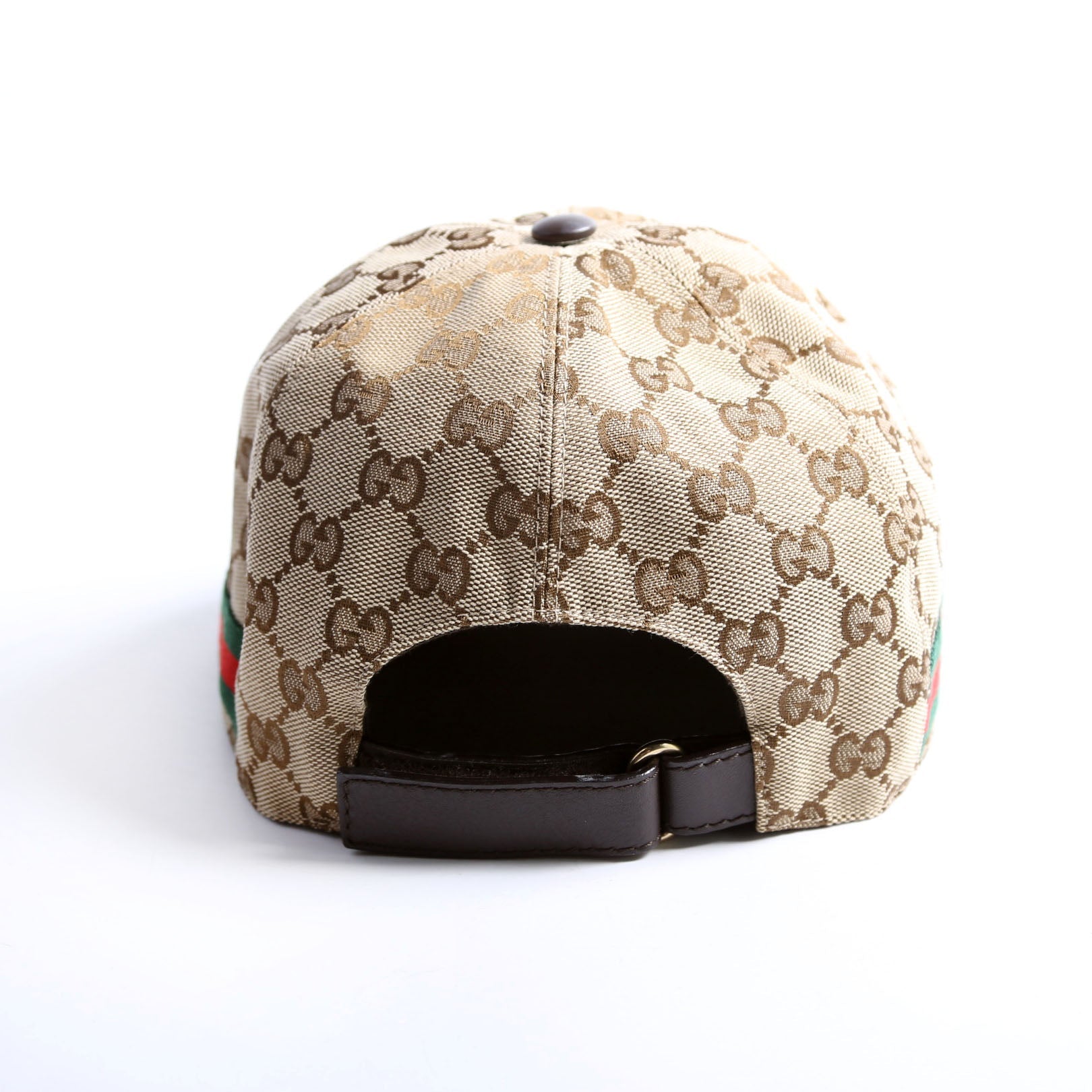 Gucci 200035 GG Canvas Web Cap Size Large