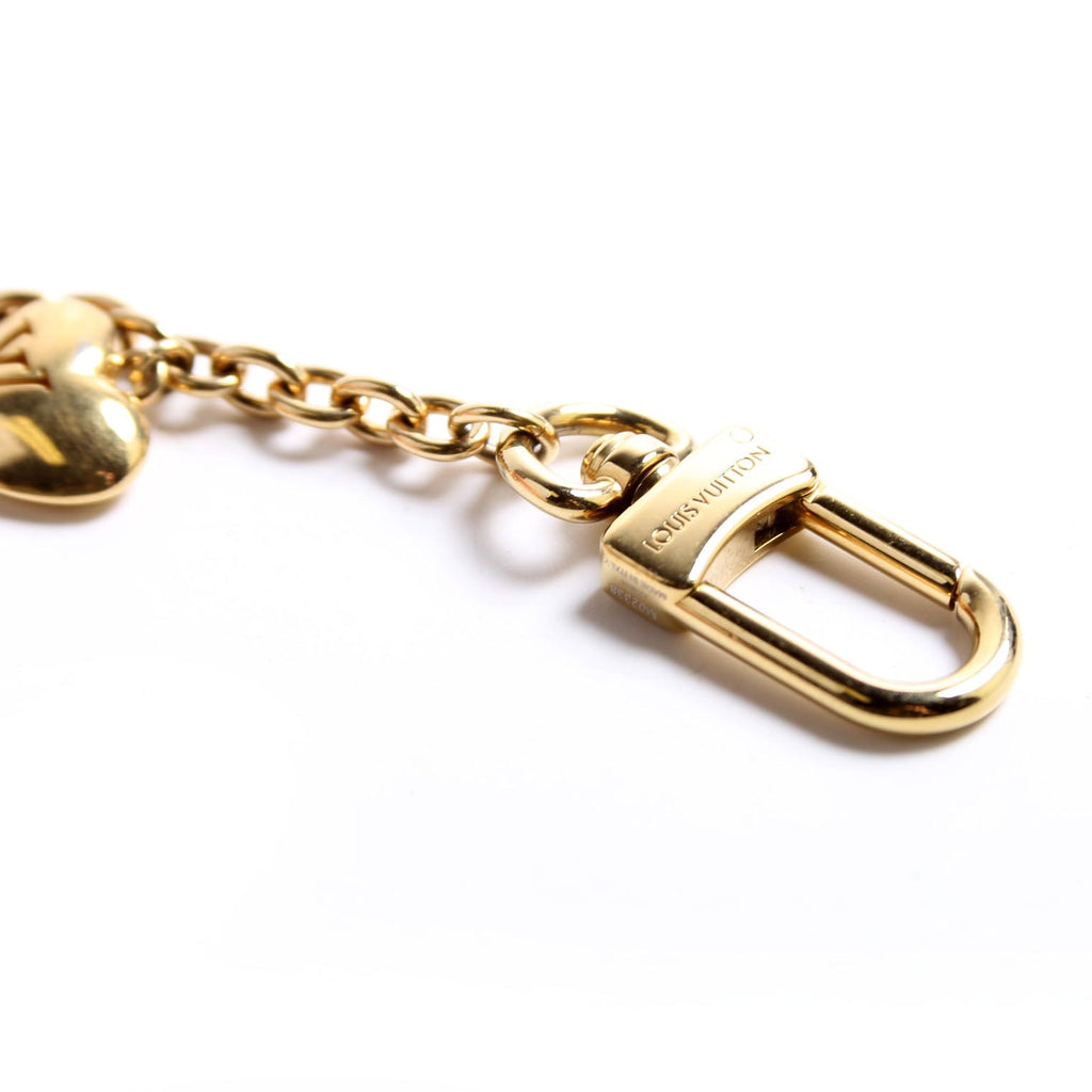 My Heart Bag Charm Chain Gold/Pink