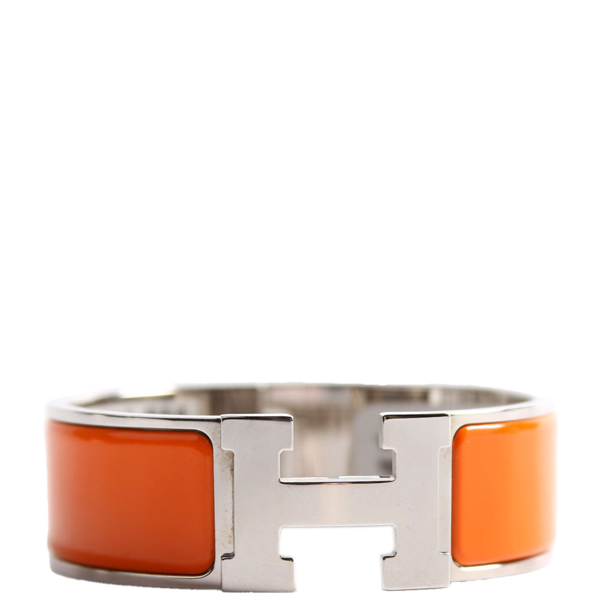 Hermes Clic Clac Wide PM Silver/Orange