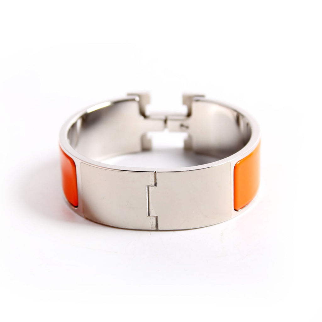 Hermes Clic Clac Wide PM Silver/Orange
