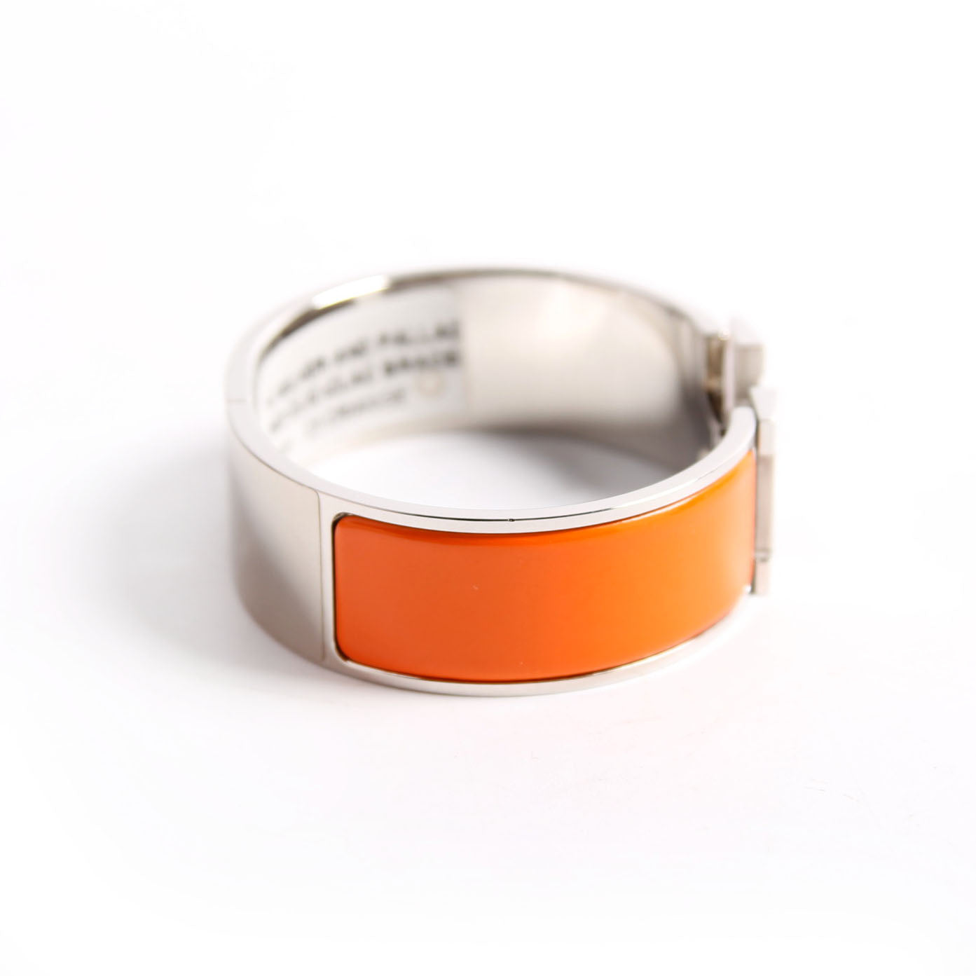 Hermes Clic Clac Wide PM Silver/Orange