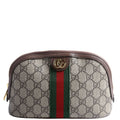 62551 Ophidia GG Supreme Large Cosmetic Case Brown