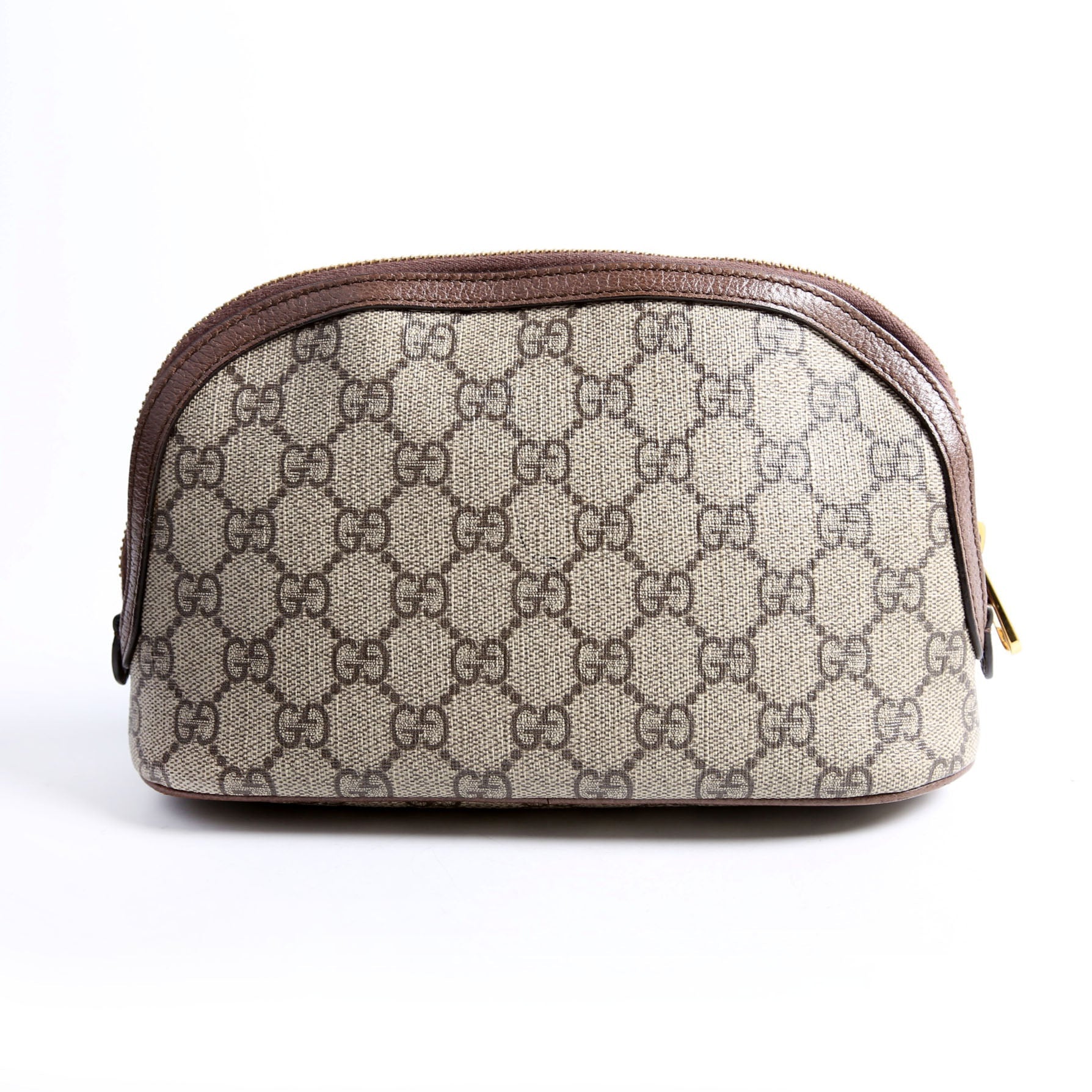 62551 Ophidia GG Supreme Large Cosmetic Case Brown