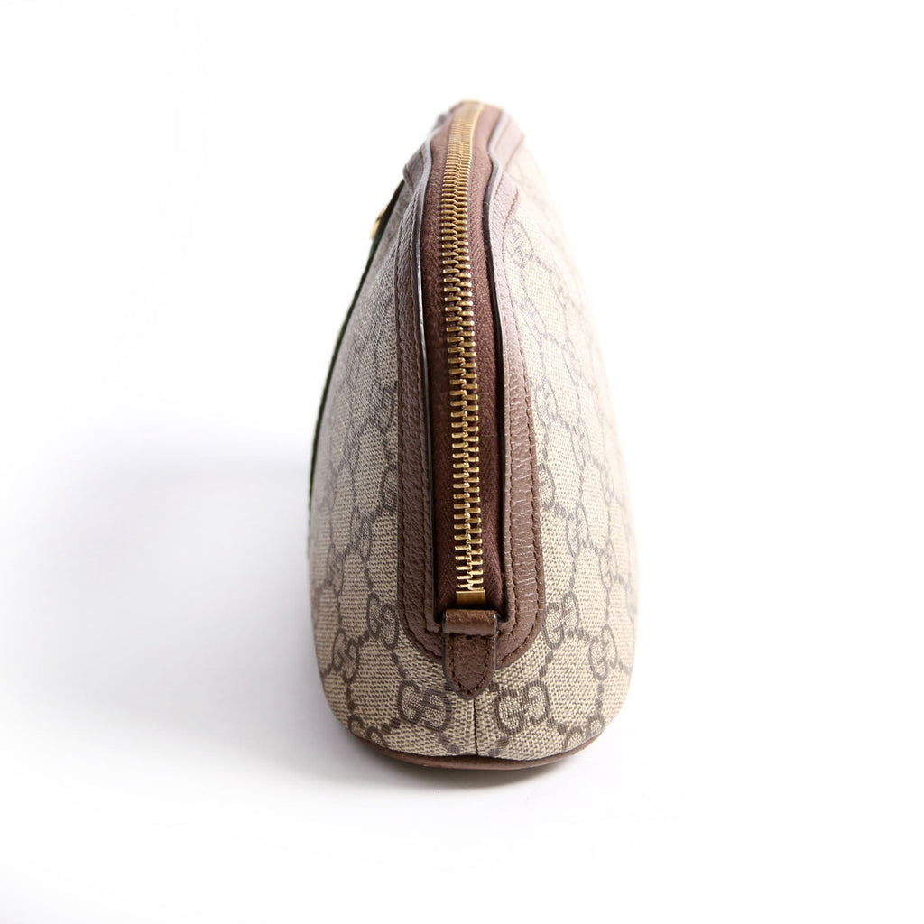 62551 Ophidia GG Supreme Large Cosmetic Case Brown